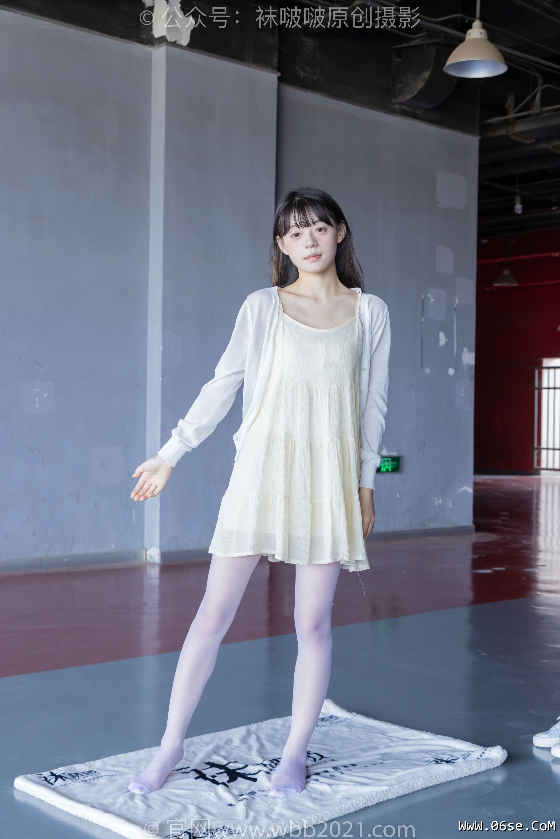 图片[114]-BoBoSocks袜啵啵 No.395 糯米 -板鞋、白丝[145P]-六色网