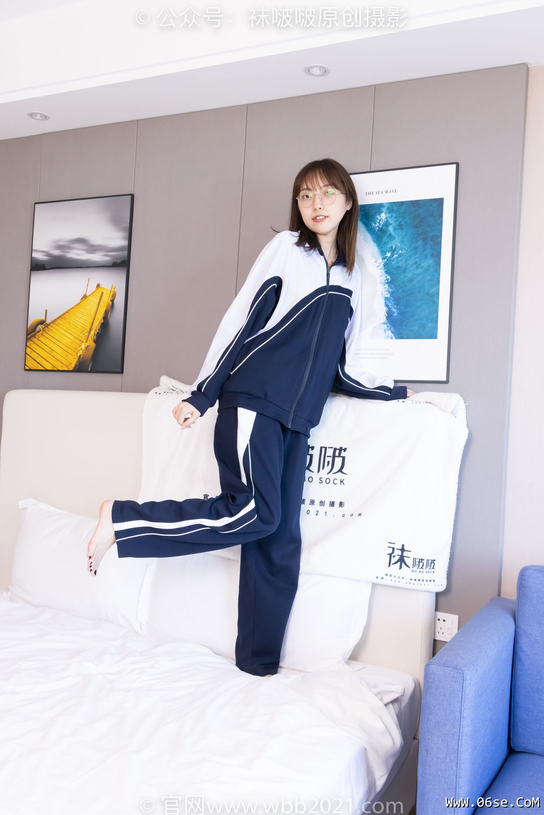 图片[124]-BoBoSocks袜啵啵 No.398 稚予 -板鞋、白船袜、裸足、裸足[150P]-六色网