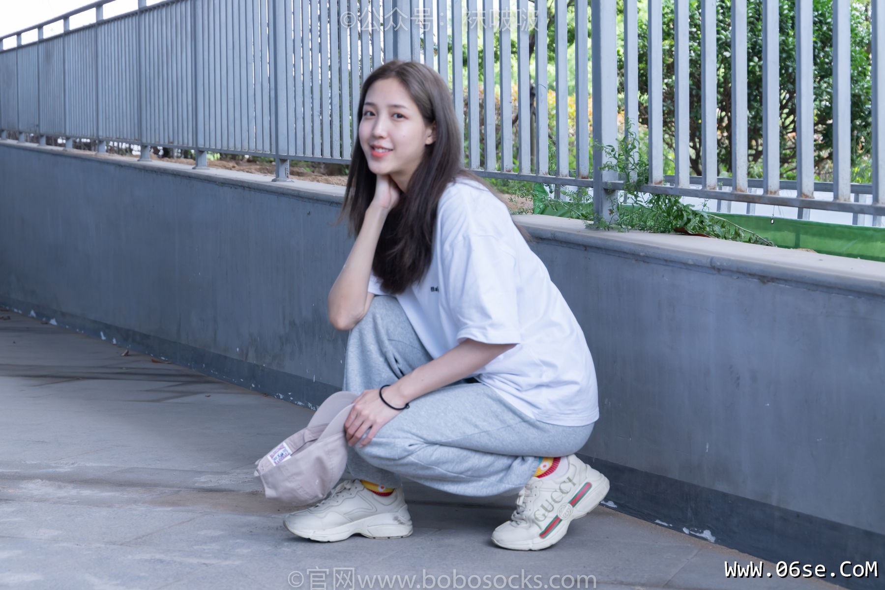 图片[17]-BoBoSocks袜啵啵 No.012 泡芙-运动鞋、白棉袜、裸足[132P]-六色网