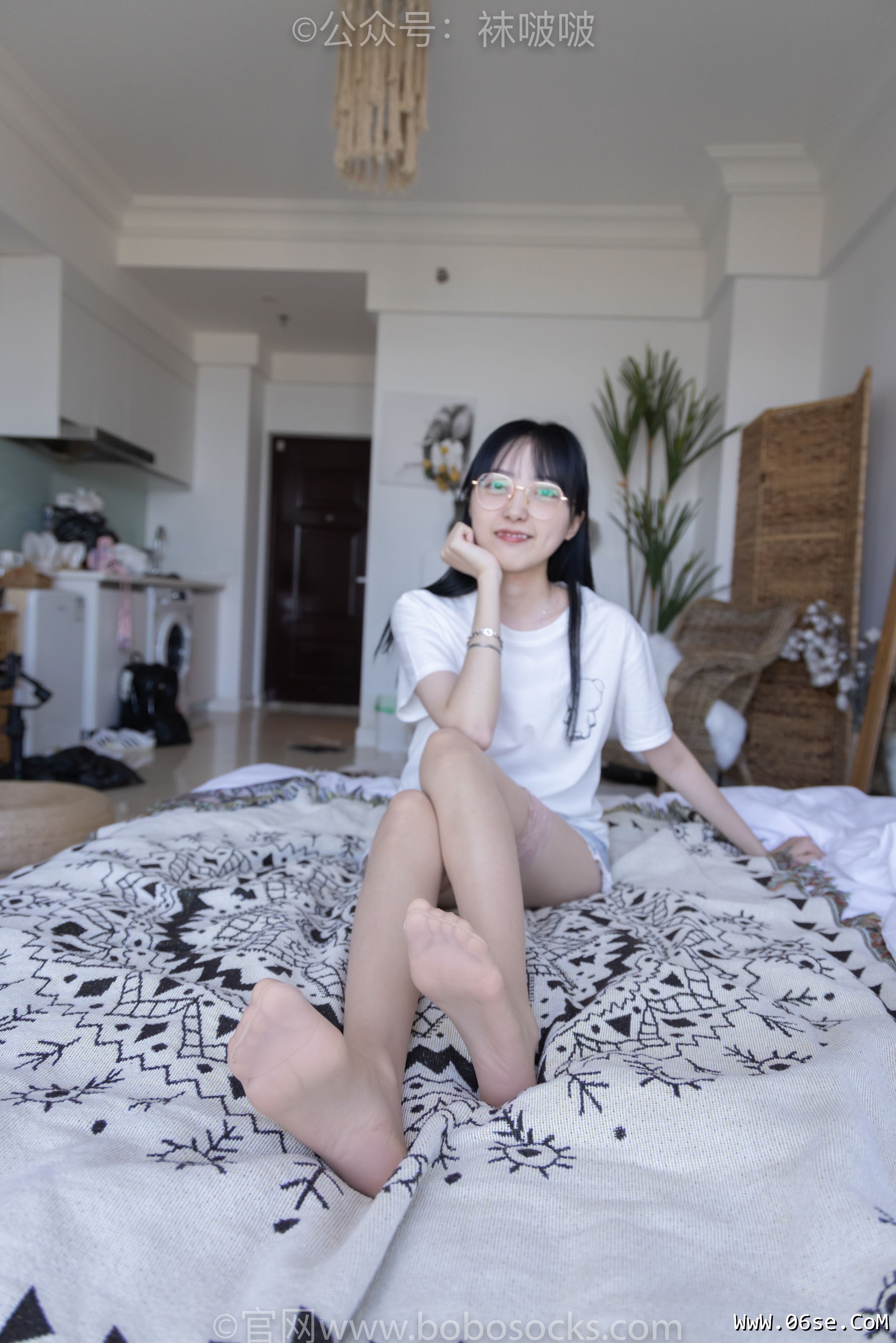 图片[112]-BoBoSocks袜啵啵 No.086 稚予-平底鞋、过膝肉丝[130P]-六色网