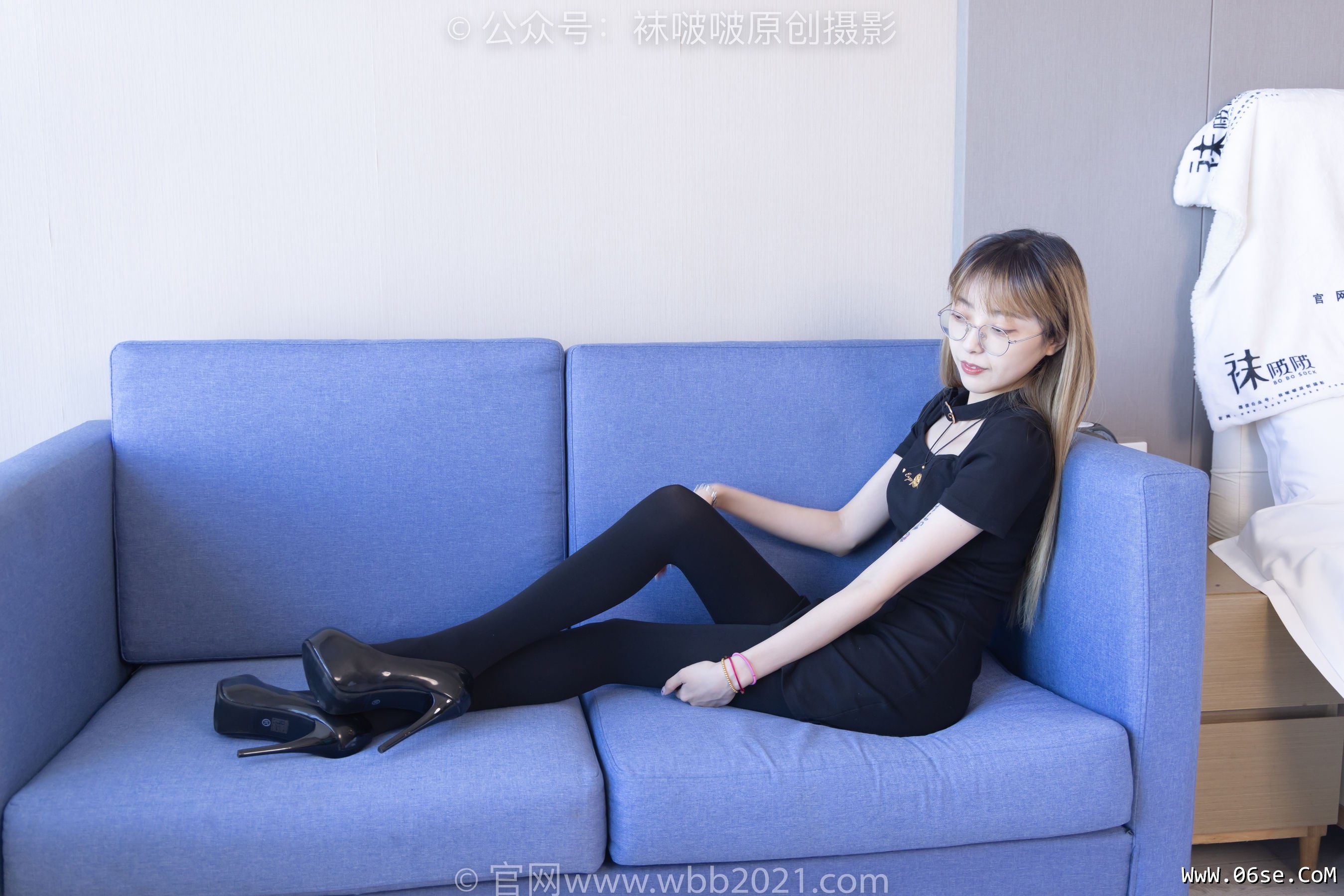 图片[145]-BoBoSocks袜啵啵 No.270 稚予 -高跟鞋、皮鞋、厚黑丝、黑色大腿棉袜[149P]-六色网