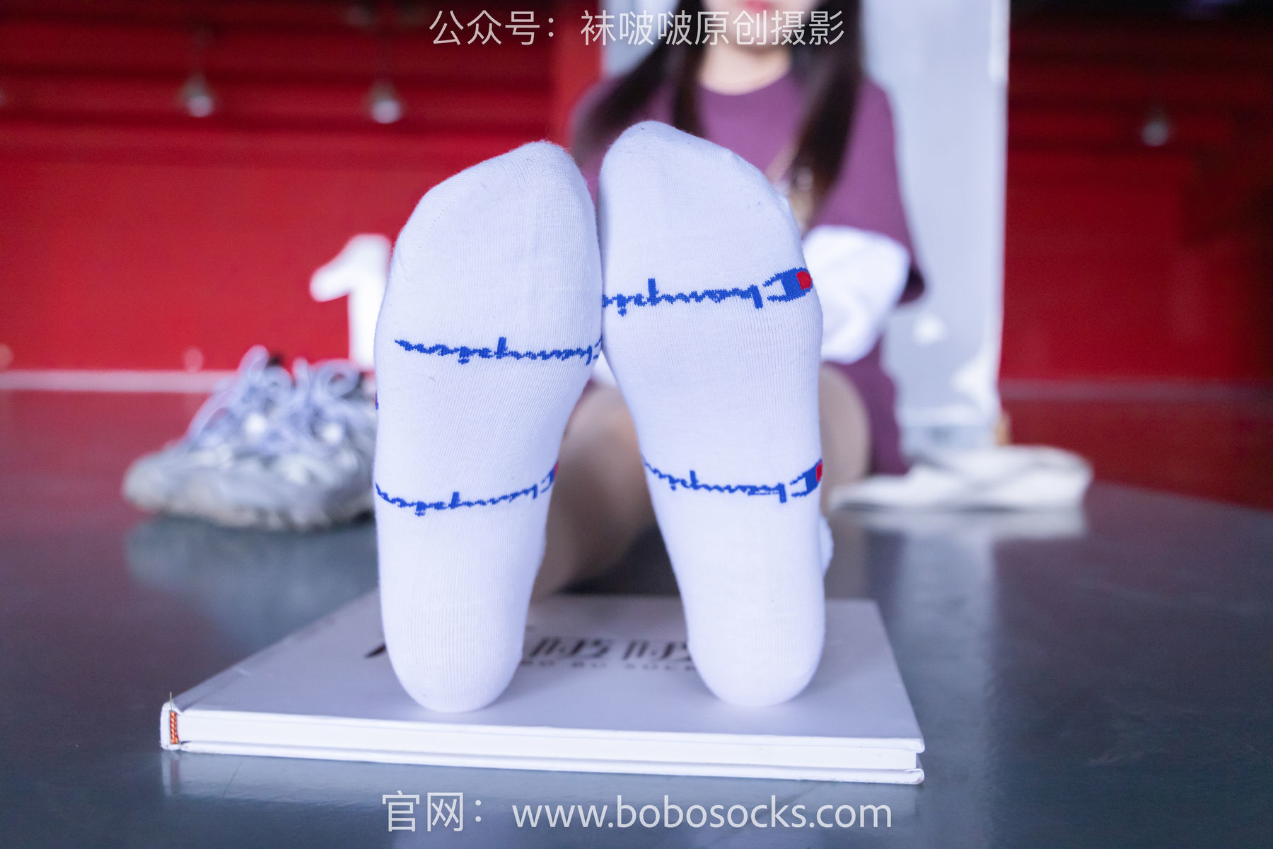 图片[77]-BoBoSocks袜啵啵 积分限定作品010 稚予-巴黎世家运动鞋、白棉袜、肉丝[144P]-六色网