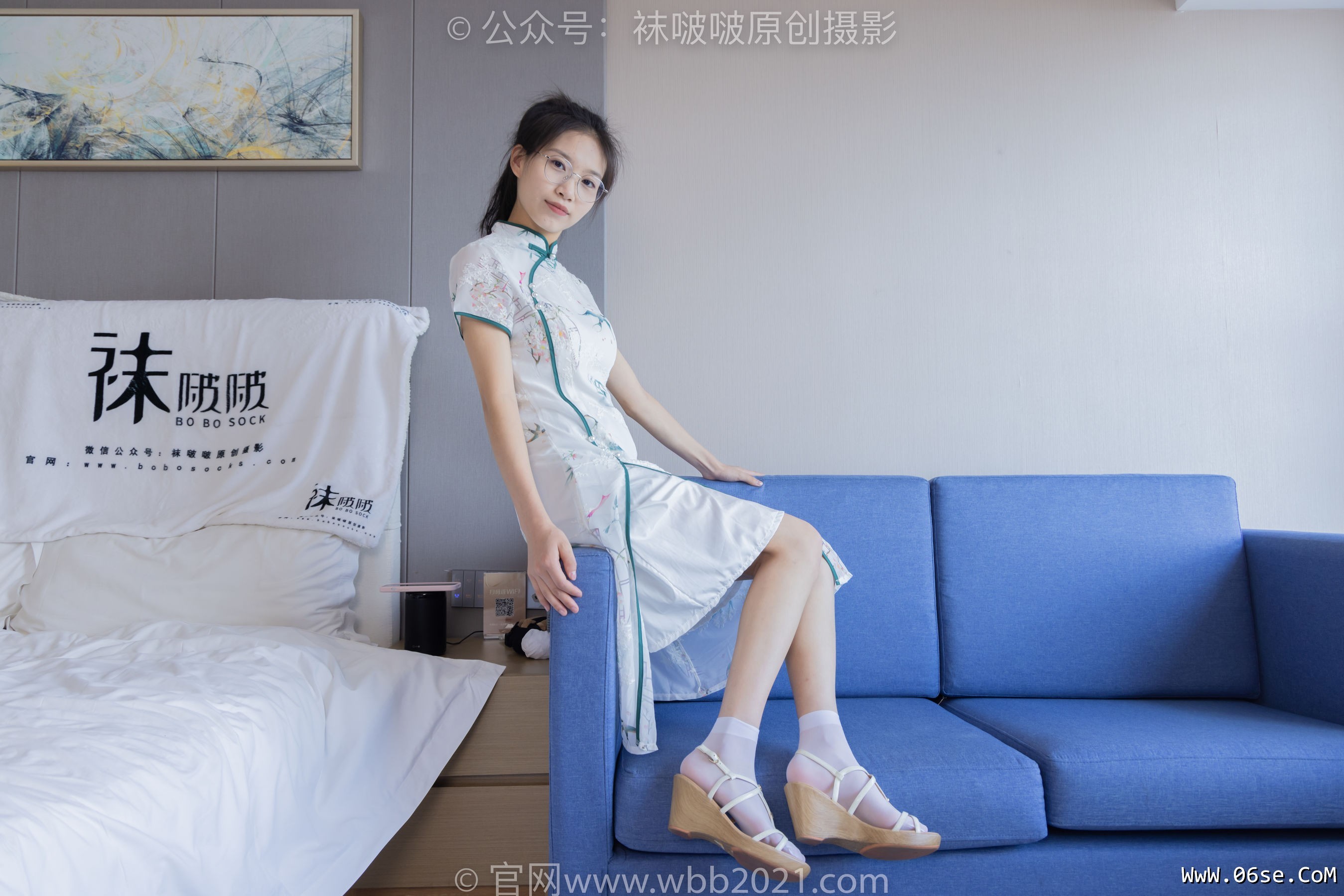图片[115]-BoBoSocks袜啵啵 No.371 芝士 -平底鞋、高跟凉鞋、厚白丝小腿袜、短白丝[140P]-六色网