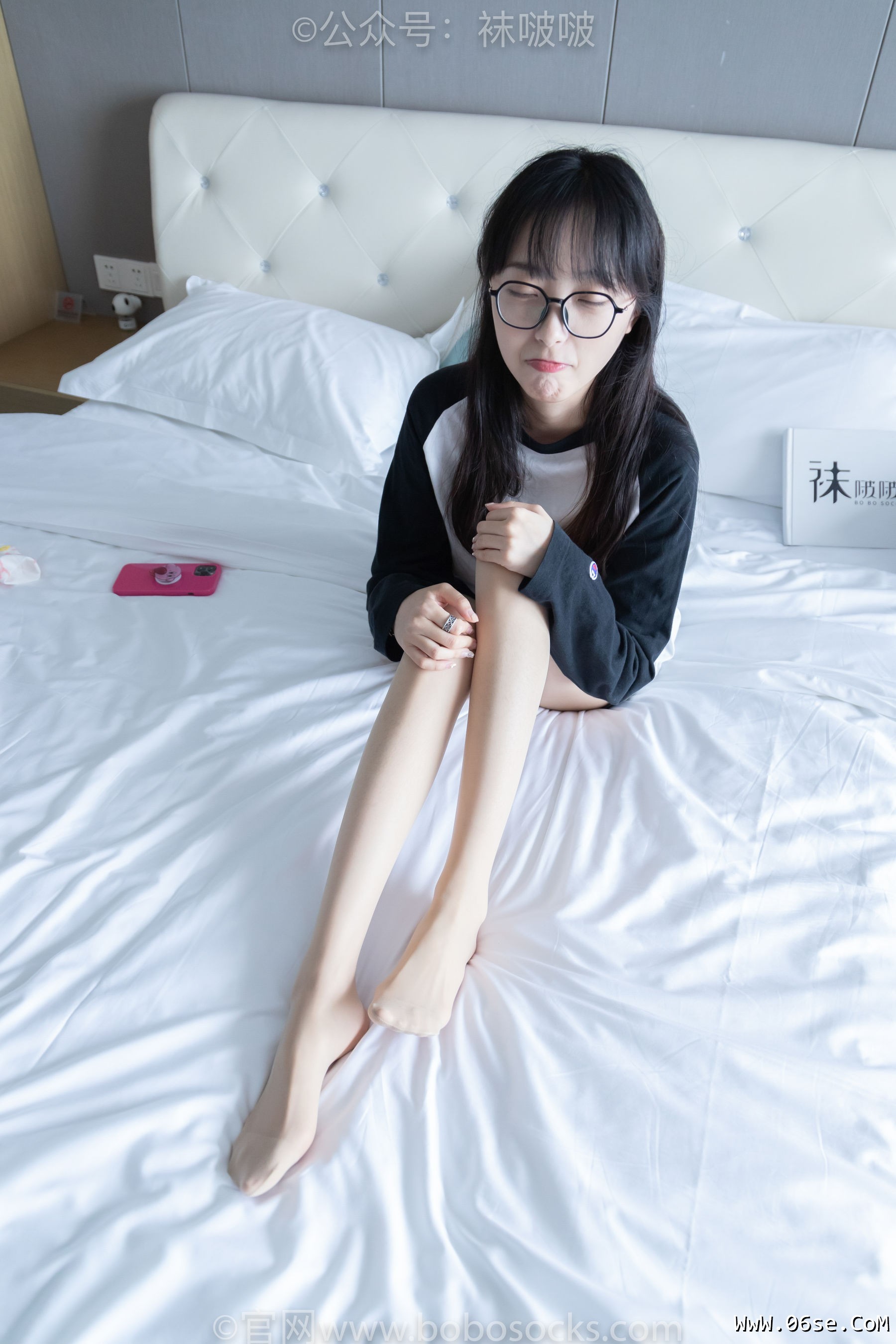图片[115]-BoBoSocks袜啵啵 No.015 稚予-阿迪板鞋、白色短棉袜、肉丝[148P]-六色网