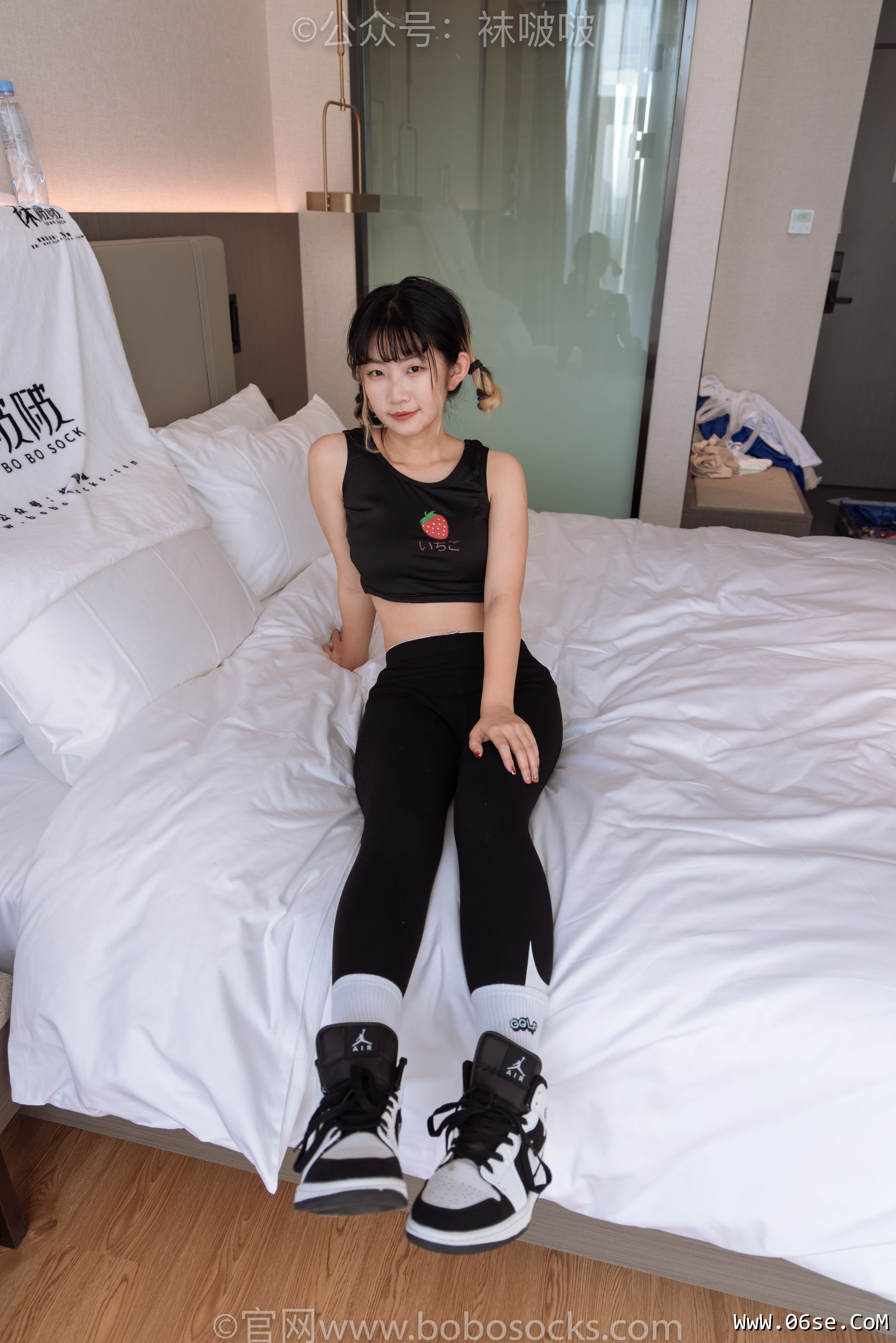 图片[15]-BoBoSocks袜啵啵 No.059 砂糖-AJ板鞋、白棉袜、裸足[142P]-六色网
