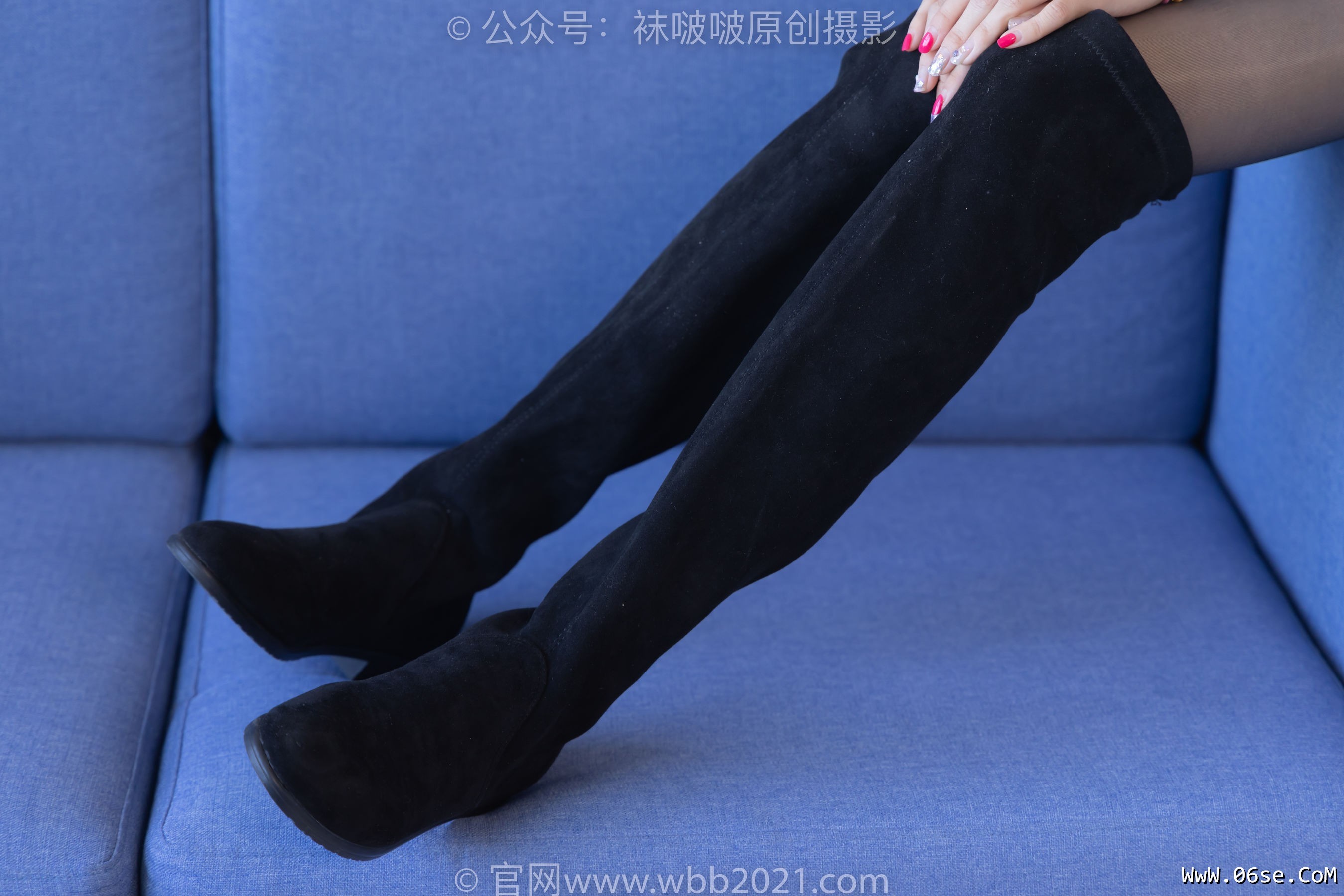 图片[124]-BoBoSocks袜啵啵 No.259 稚予 -两双长靴、油亮黑丝[149P]-六色网