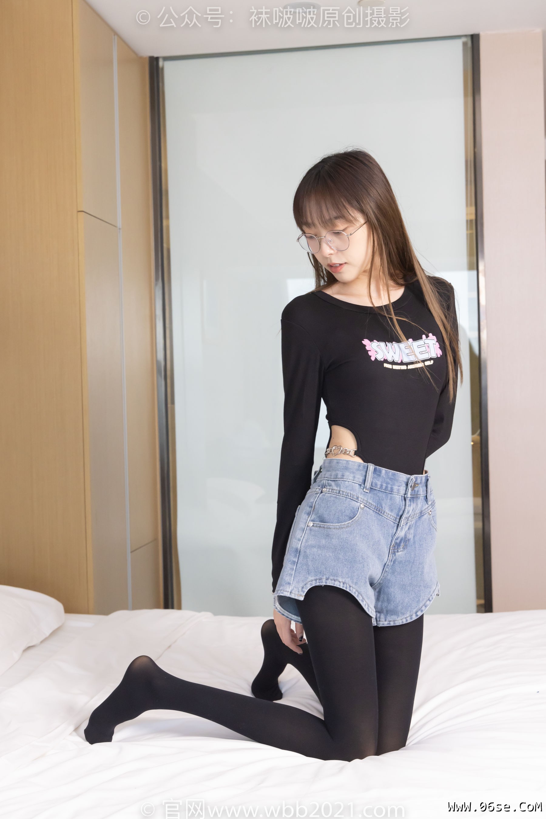 图片[102]-BoBoSocks袜啵啵 No.321 稚予 -高跟鞋、厚黑丝[150P]-六色网