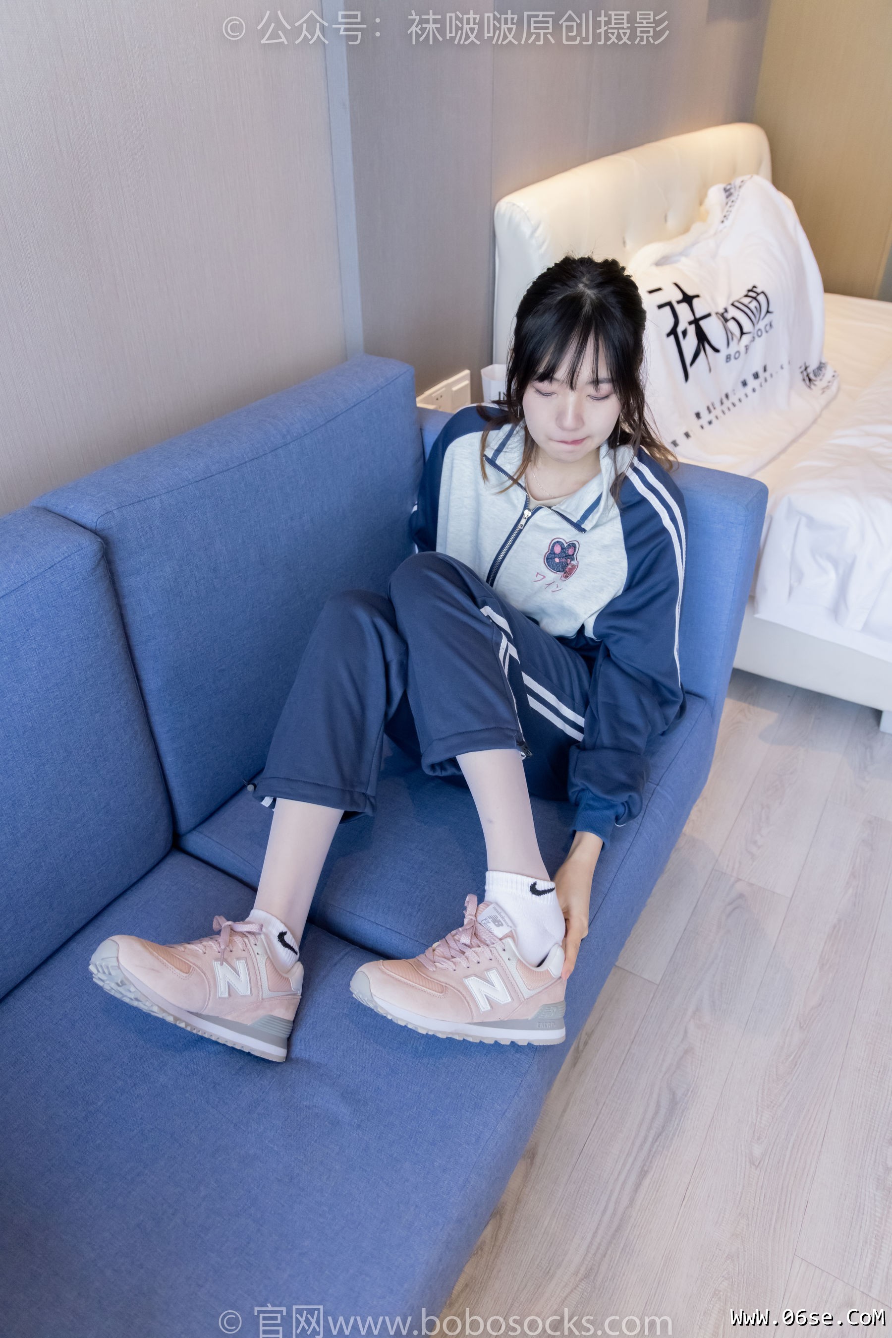 图片[68]-BoBoSocks袜啵啵 No.226 小甜豆-运动鞋、白棉袜、白丝[140P]-六色网