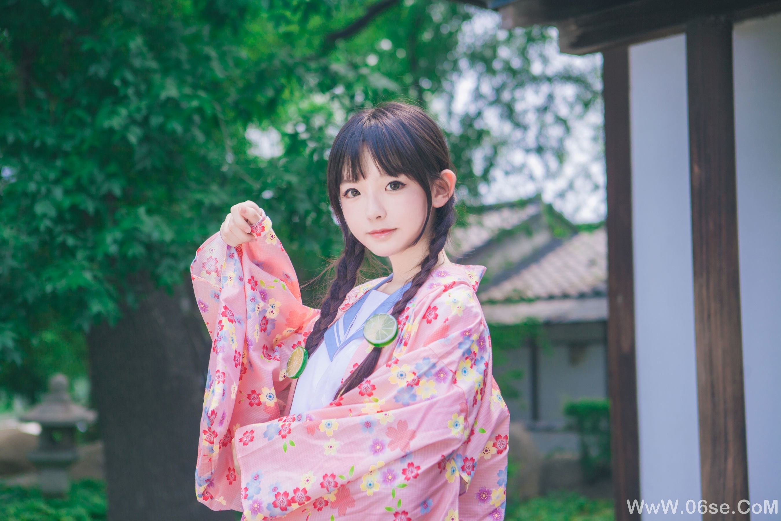 图片[2]-可爱妹妹樱群 和服[17P]-六色网