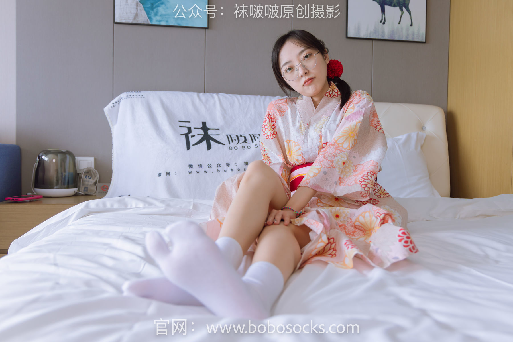 图片[165]-BoBoSocks袜啵啵 No.137 稚予-木屐、分指白棉袜、裸足、和风浴衣[170P]-六色网