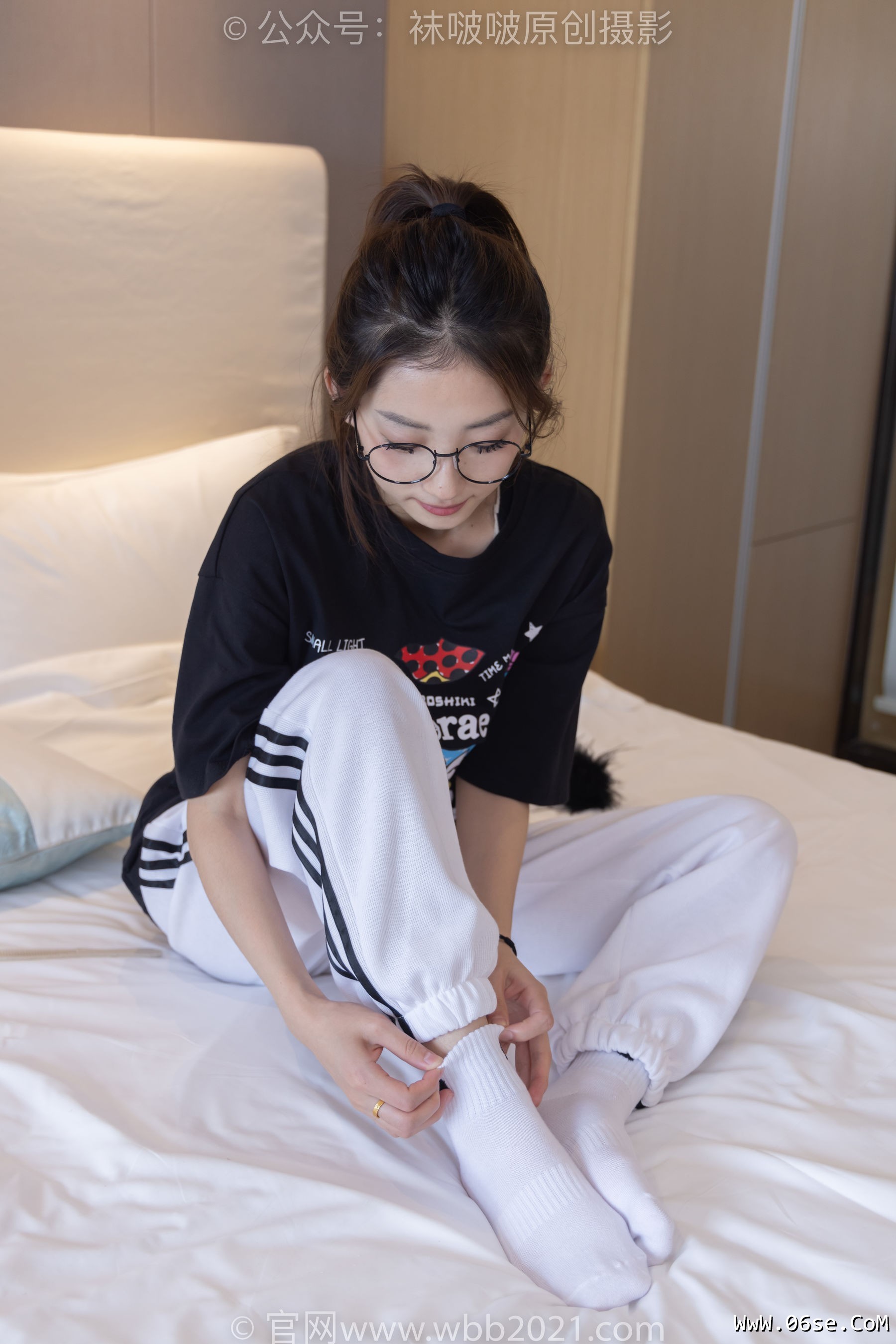 图片[114]-BoBoSocks袜啵啵 No.382 小沫 -板鞋、白棉袜[143P]-六色网