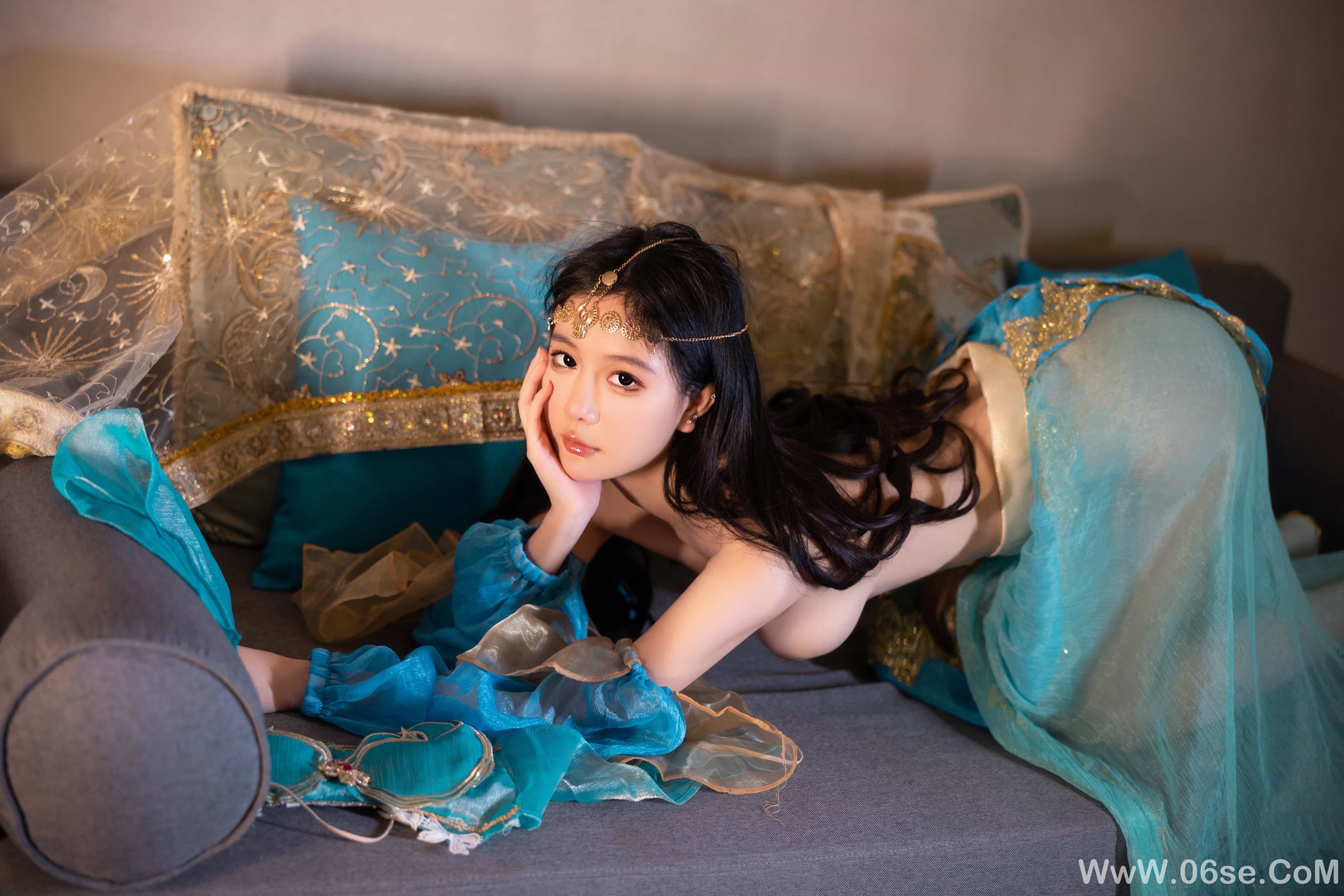 图片[55]-谢小蒽(幼幼) – 西域舞娘写真[92P]-六色网
