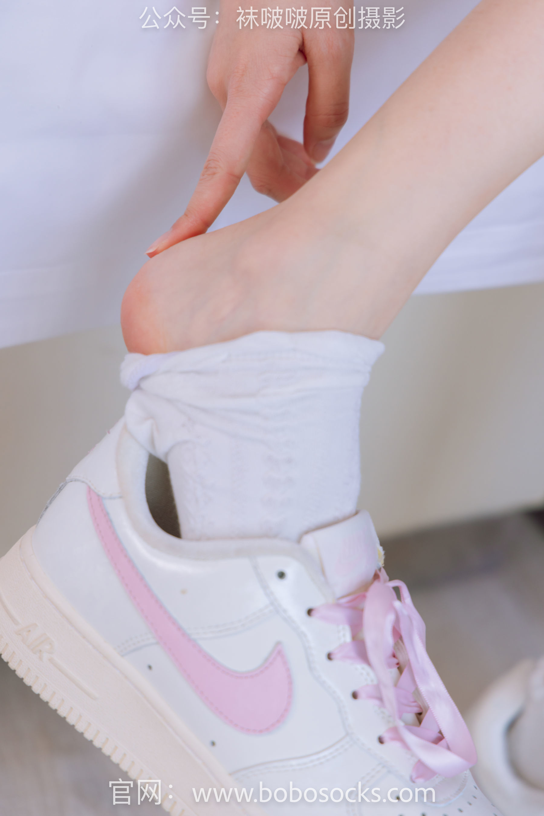 图片[41]-BoBoSocks袜啵啵 No.147 稚予-空军一号板鞋、白棉袜、体操服[139P]-六色网