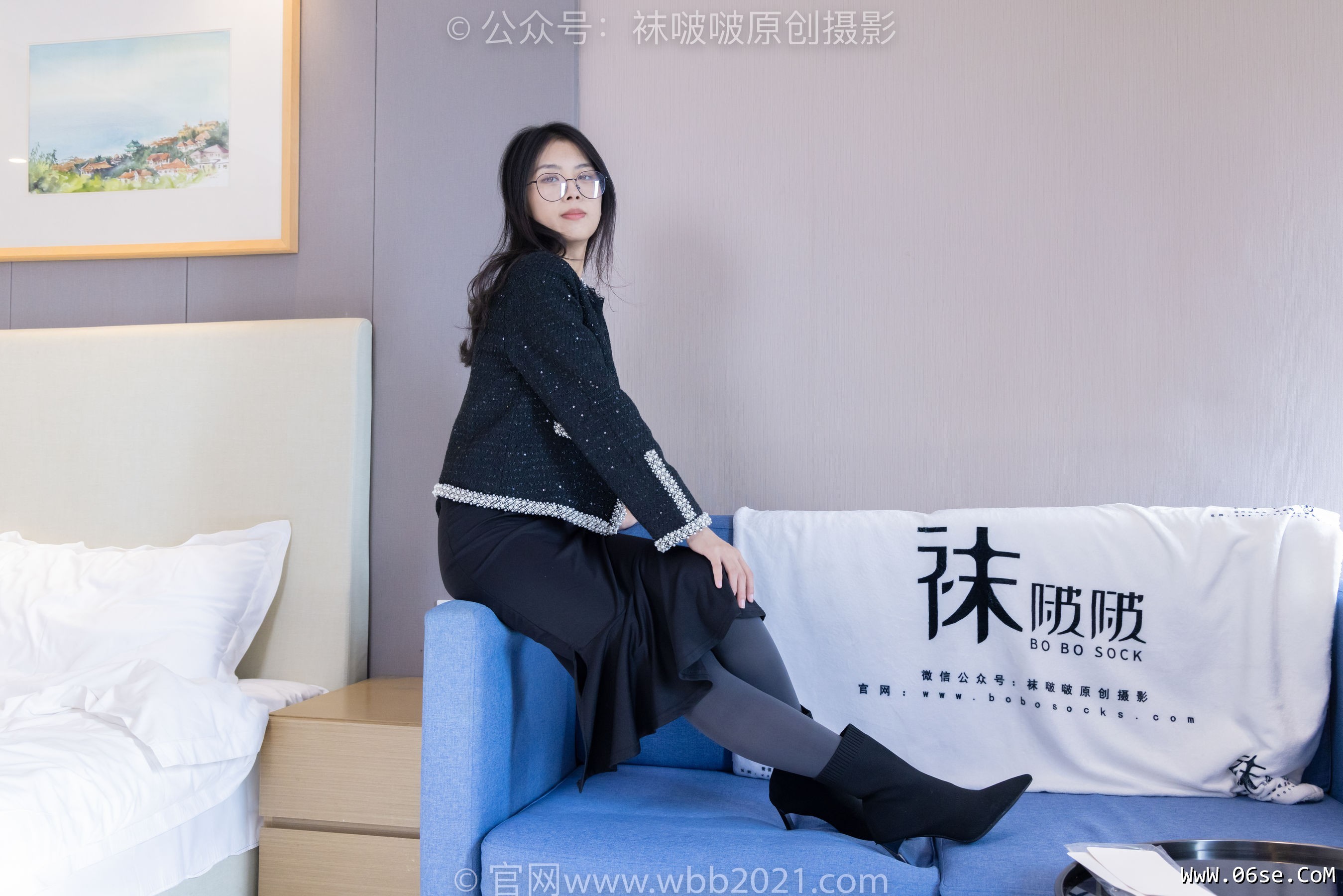 图片[90]-BoBoSocks袜啵啵 No.378 奶油 -短靴、运动鞋、厚黑丝、厚灰丝[190P]-六色网