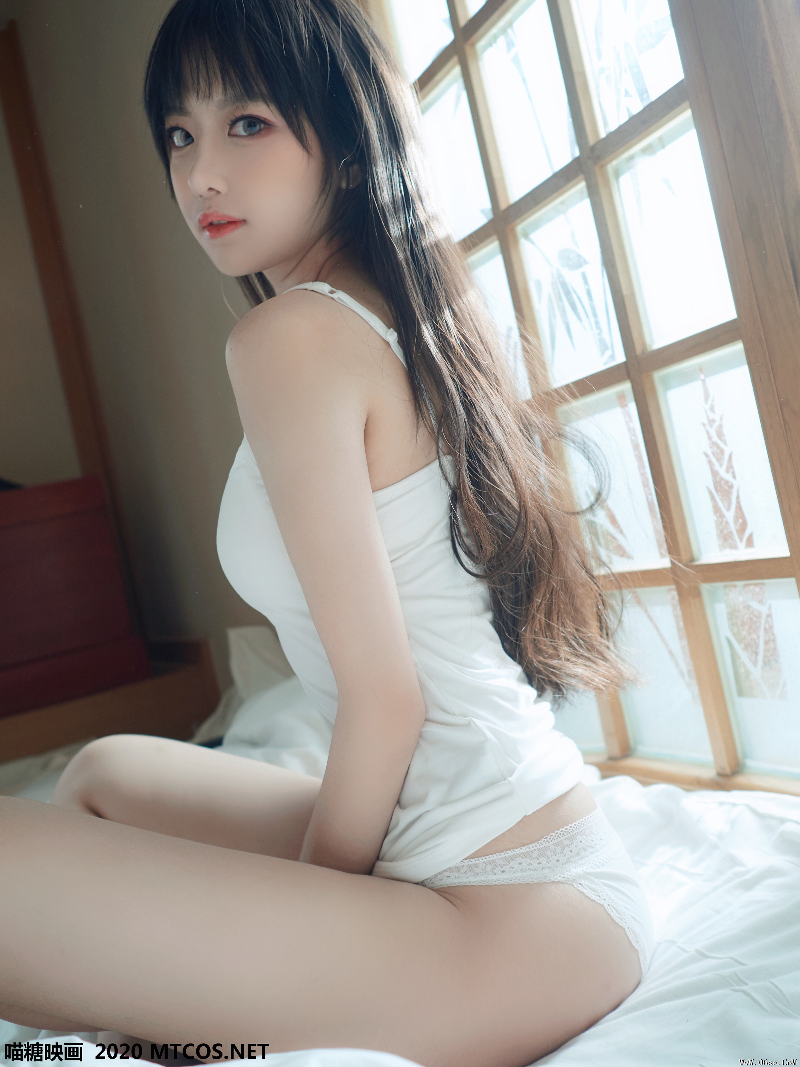 图片[14]-喵糖映画 VOL.143 日系白T私房[35P／180M]-六色网