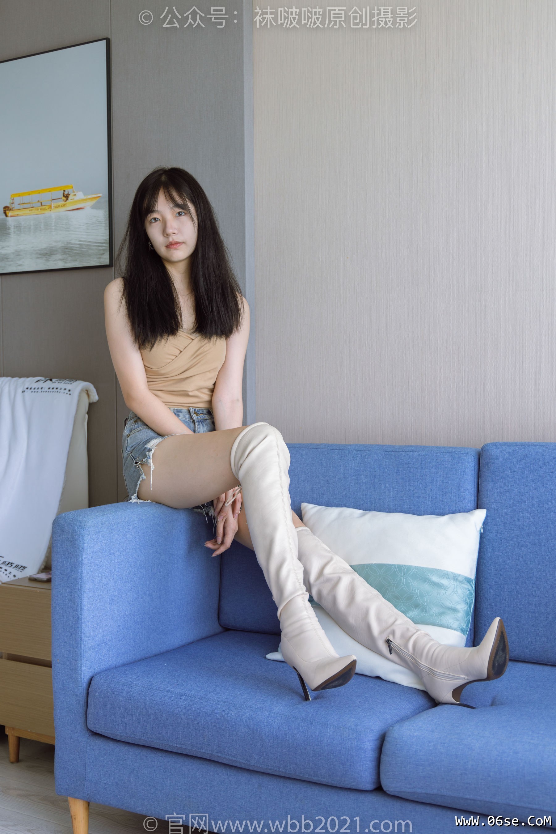 图片[104]-BoBoSocks袜啵啵 No.441 小甜豆 -高跟长靴、白棉袜、裸足[179P]-六色网