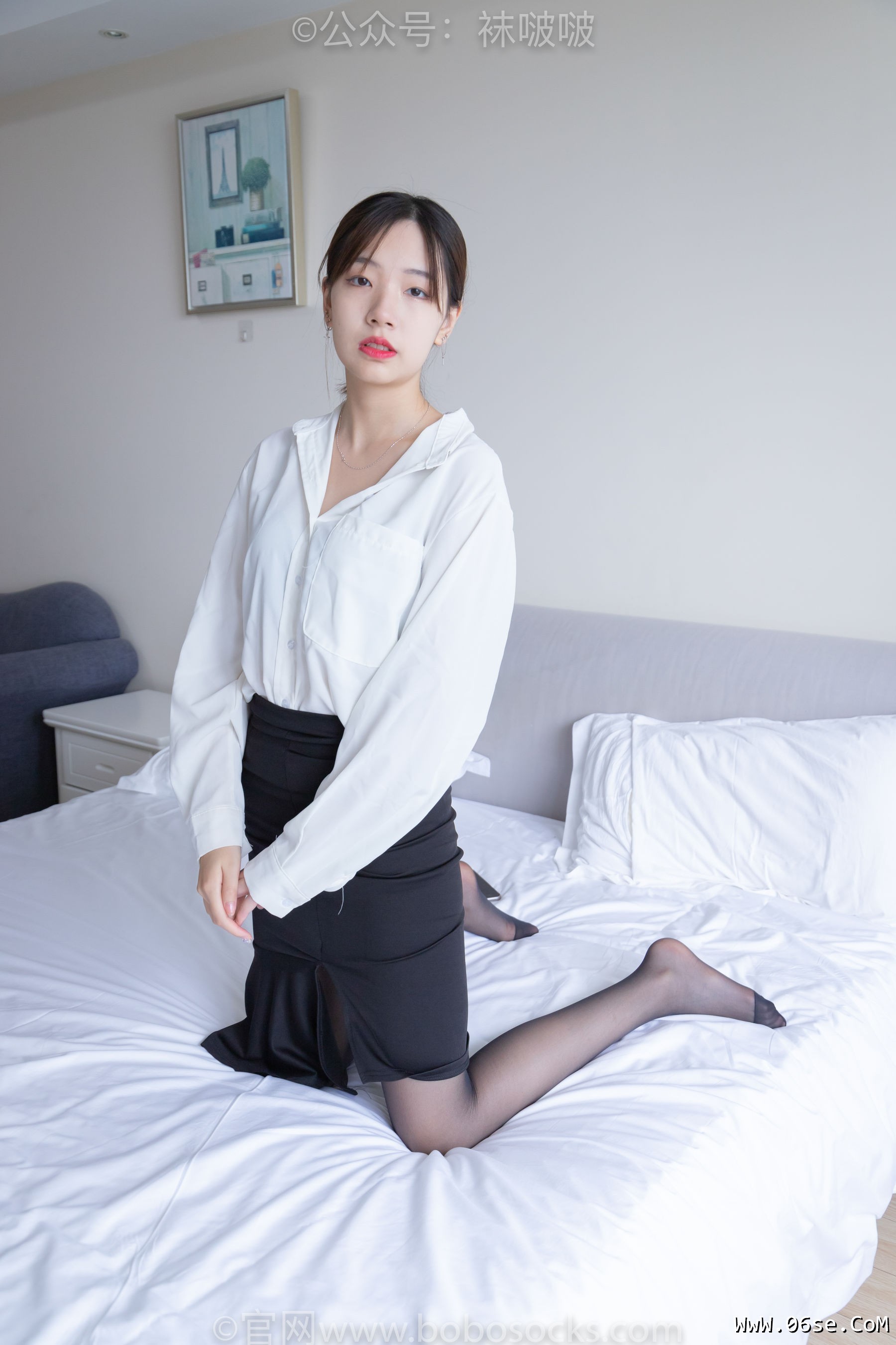 图片[77]-BoBoSocks袜啵啵 No.017 小甜豆-OL制服、高跟鞋、黑丝[131P]-六色网
