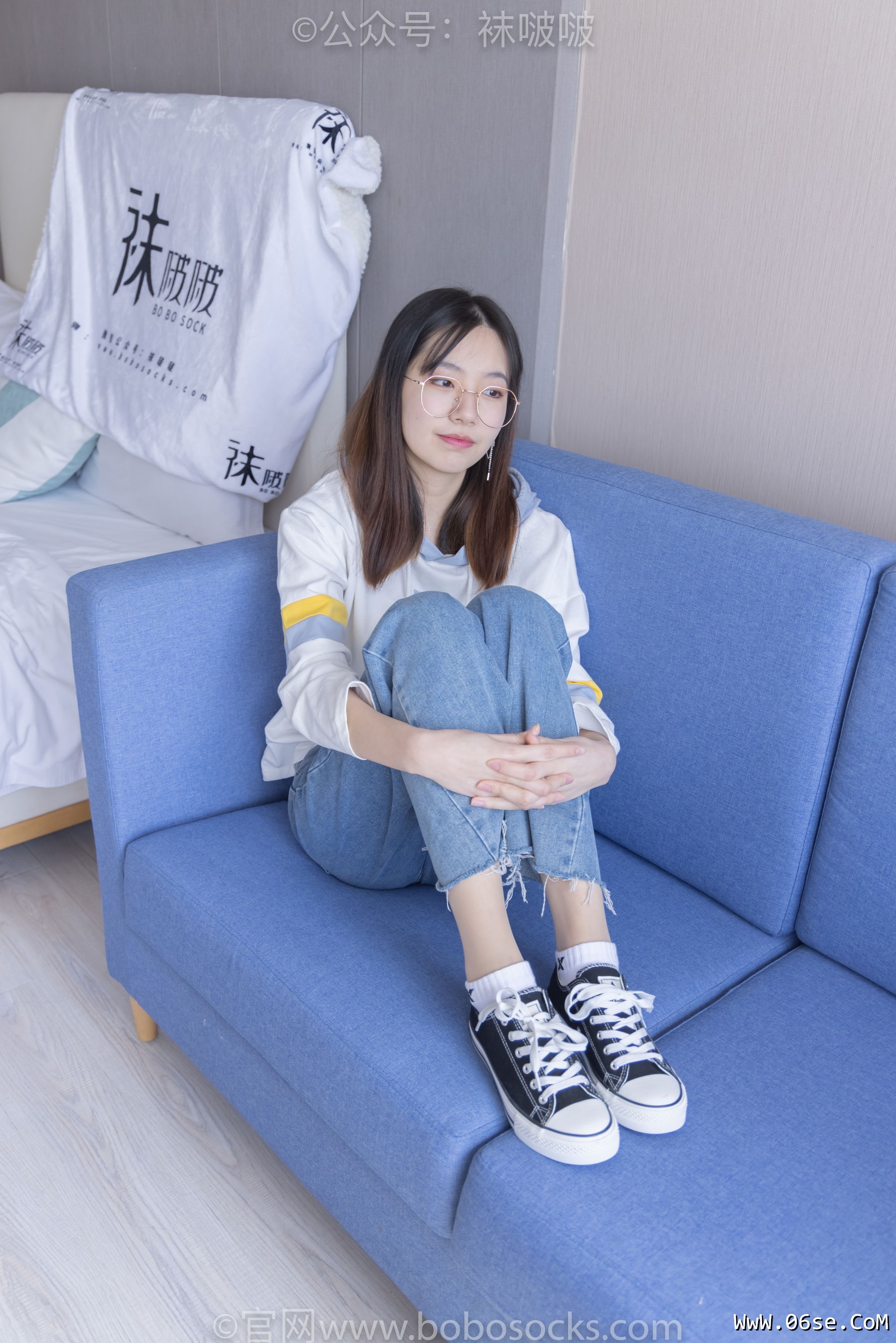 图片[31]-BoBoSocks袜啵啵 No.080 小甜豆-帆布鞋、白棉袜、肉丝[140P]-六色网