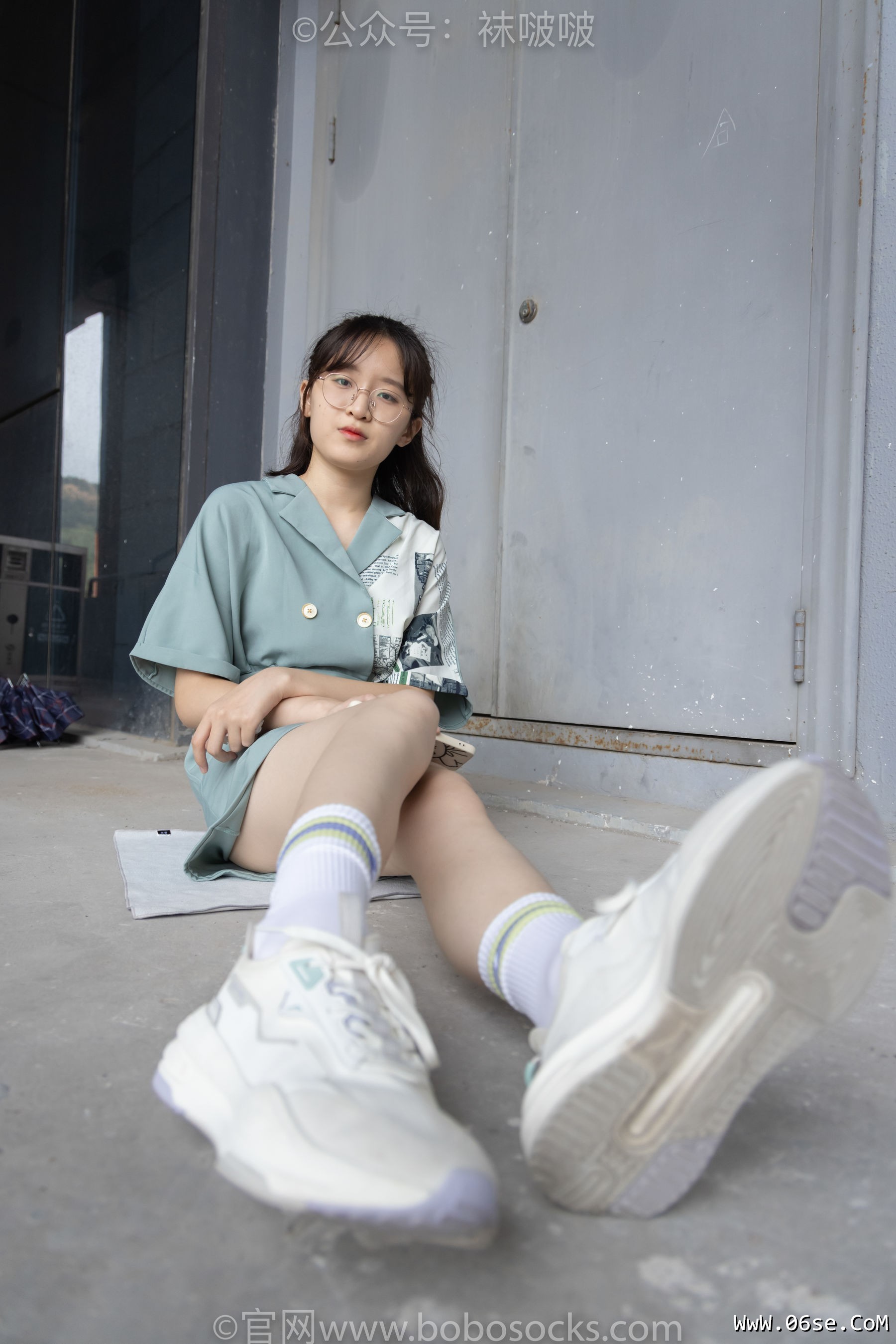 图片[29]-BoBoSocks袜啵啵 No.025 熊熊-安踏运动鞋、白色棉袜、裸足[146P]-六色网