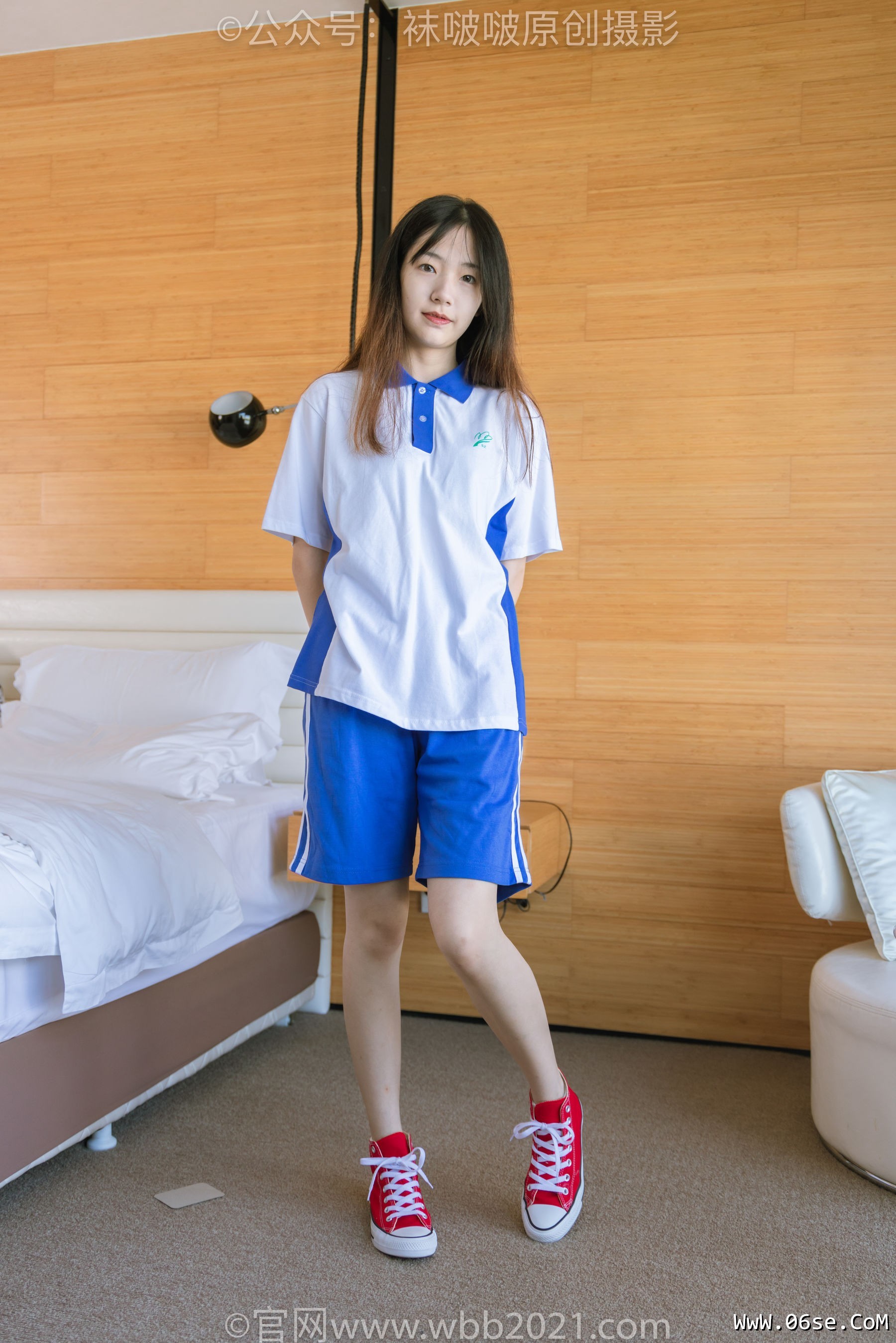图片[13]-BoBoSocks袜啵啵 No.336 小甜豆 -校服、帆布鞋、白棉袜、裸足[140P]-六色网