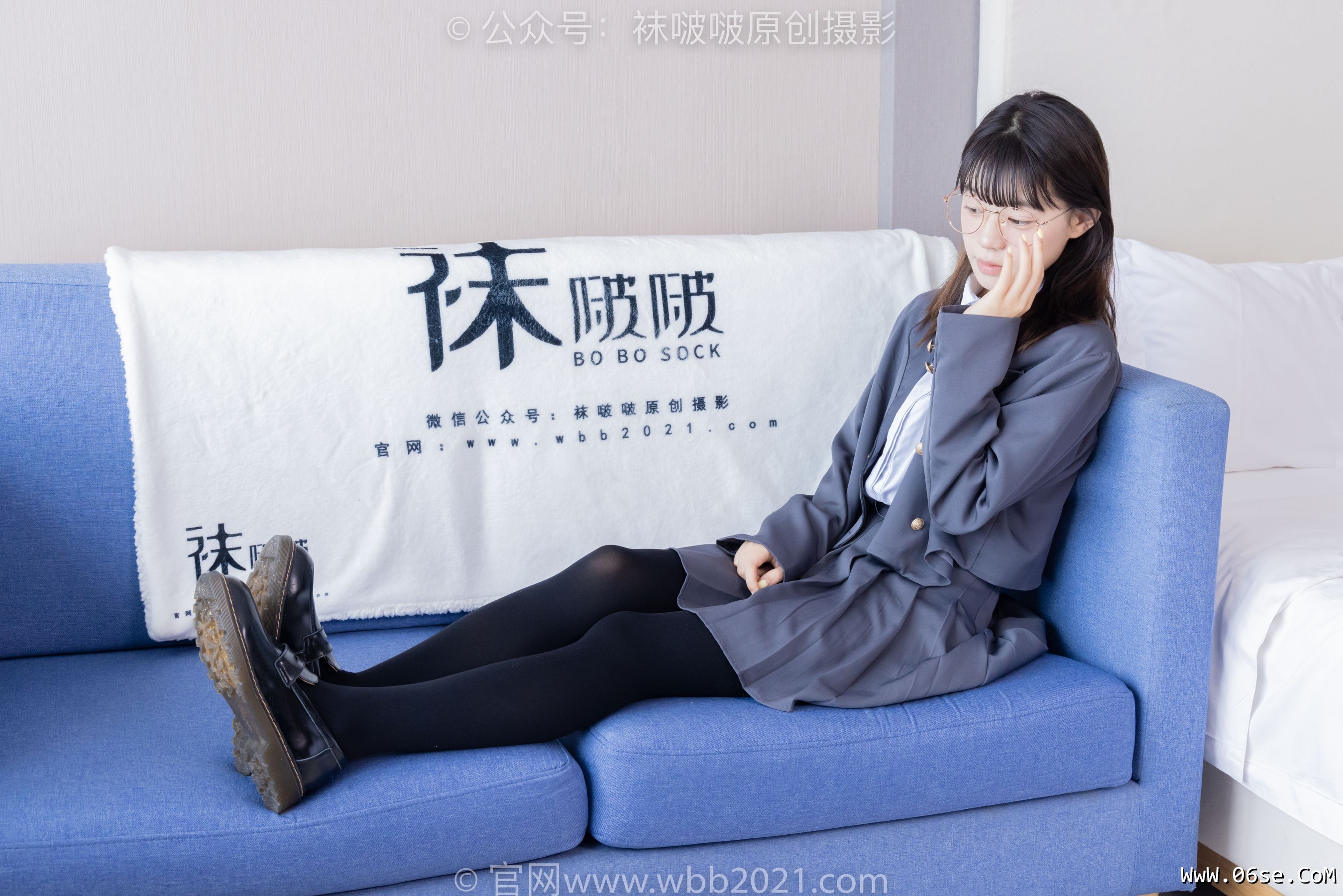 图片[77]-BoBoSocks袜啵啵 No.402 糯米 -皮鞋、厚黑丝、学院jk[140P]-六色网