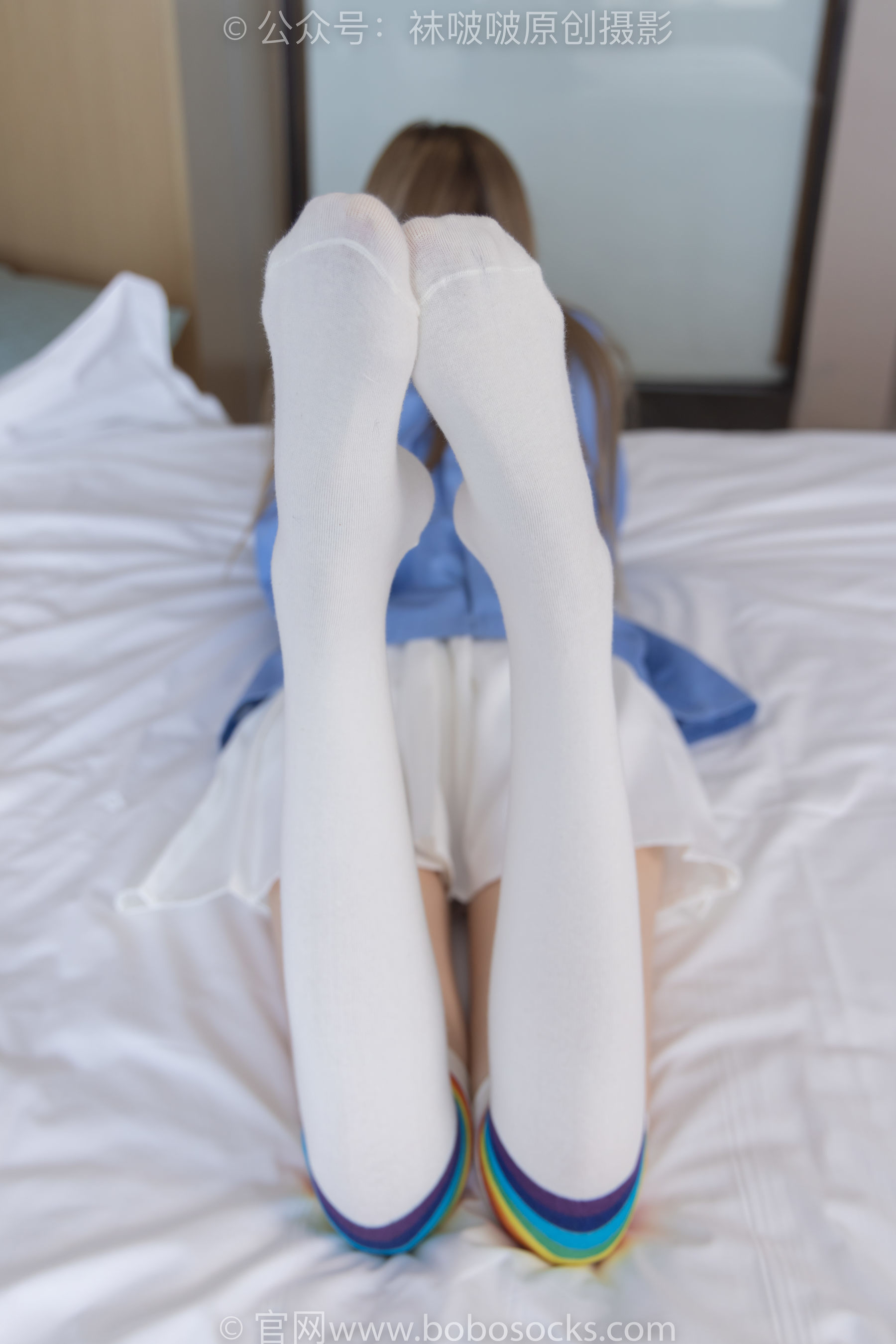 图片[133]-BoBoSocks袜啵啵 No.229 稚予-板鞋、皮鞋、两双大腿袜[155P]-六色网