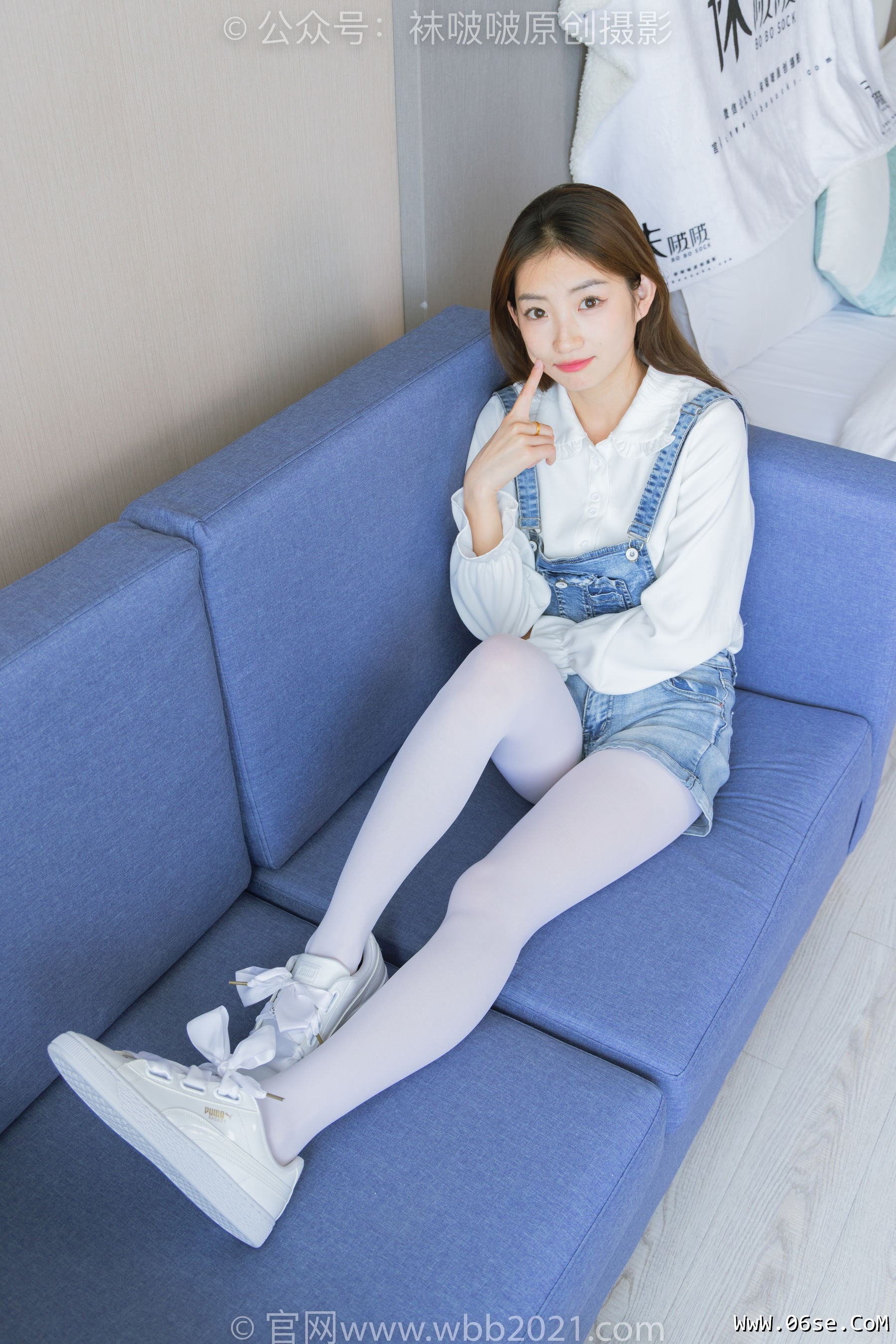 图片[57]-BoBoSocks袜啵啵 No.261 小沫 -板鞋、厚白丝[142P]-六色网