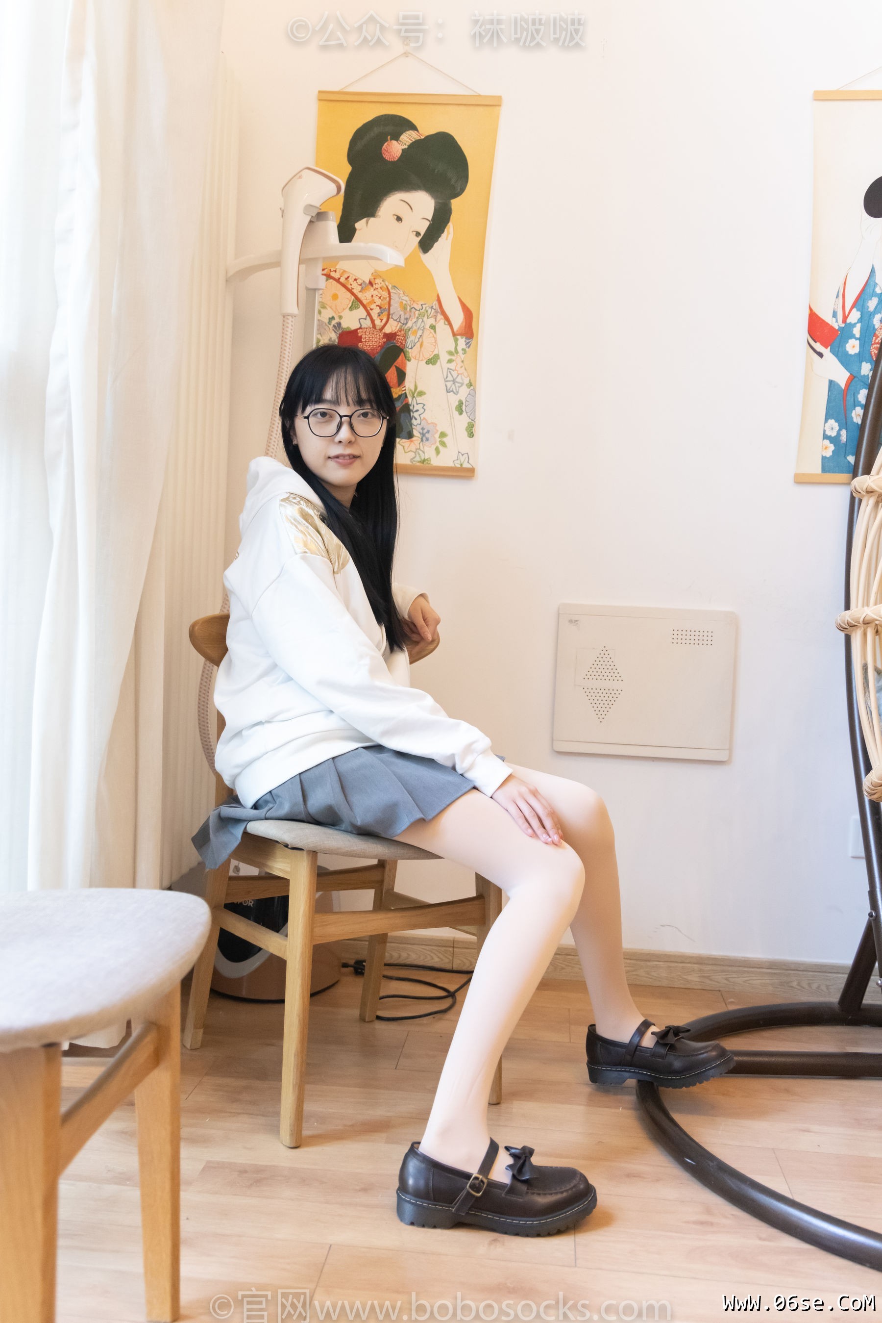 图片[26]-BoBoSocks袜啵啵 No.047 稚予-皮鞋、厚肉丝[131P]-六色网