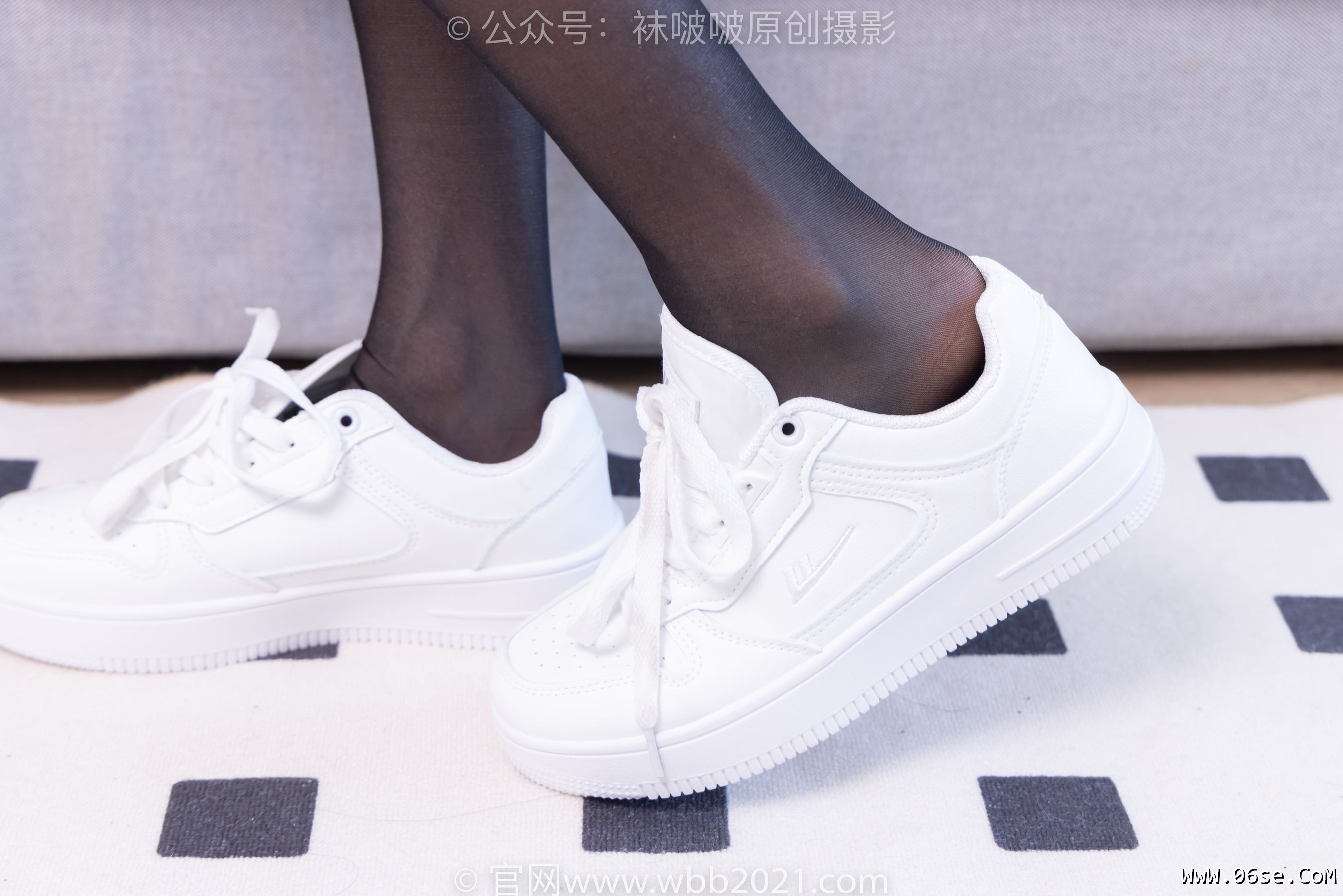 图片[66]-BoBoSocks袜啵啵 No.407 稚予 -板鞋、黑丝[140P]-六色网
