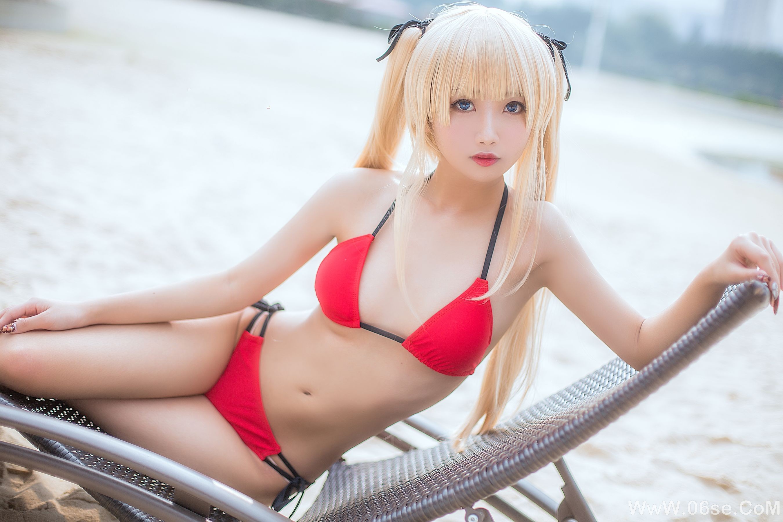 图片[2]-白嫩美少女 鬼畜瑶 – 水着[15P]-六色网