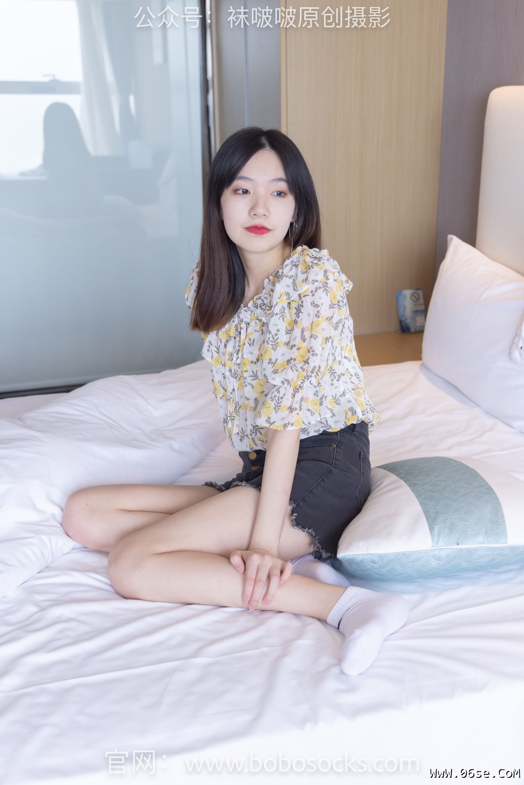 图片[17]-BoBoSocks袜啵啵 No.136 小甜豆-高跟长靴、白棉袜、裸足[200P]-六色网