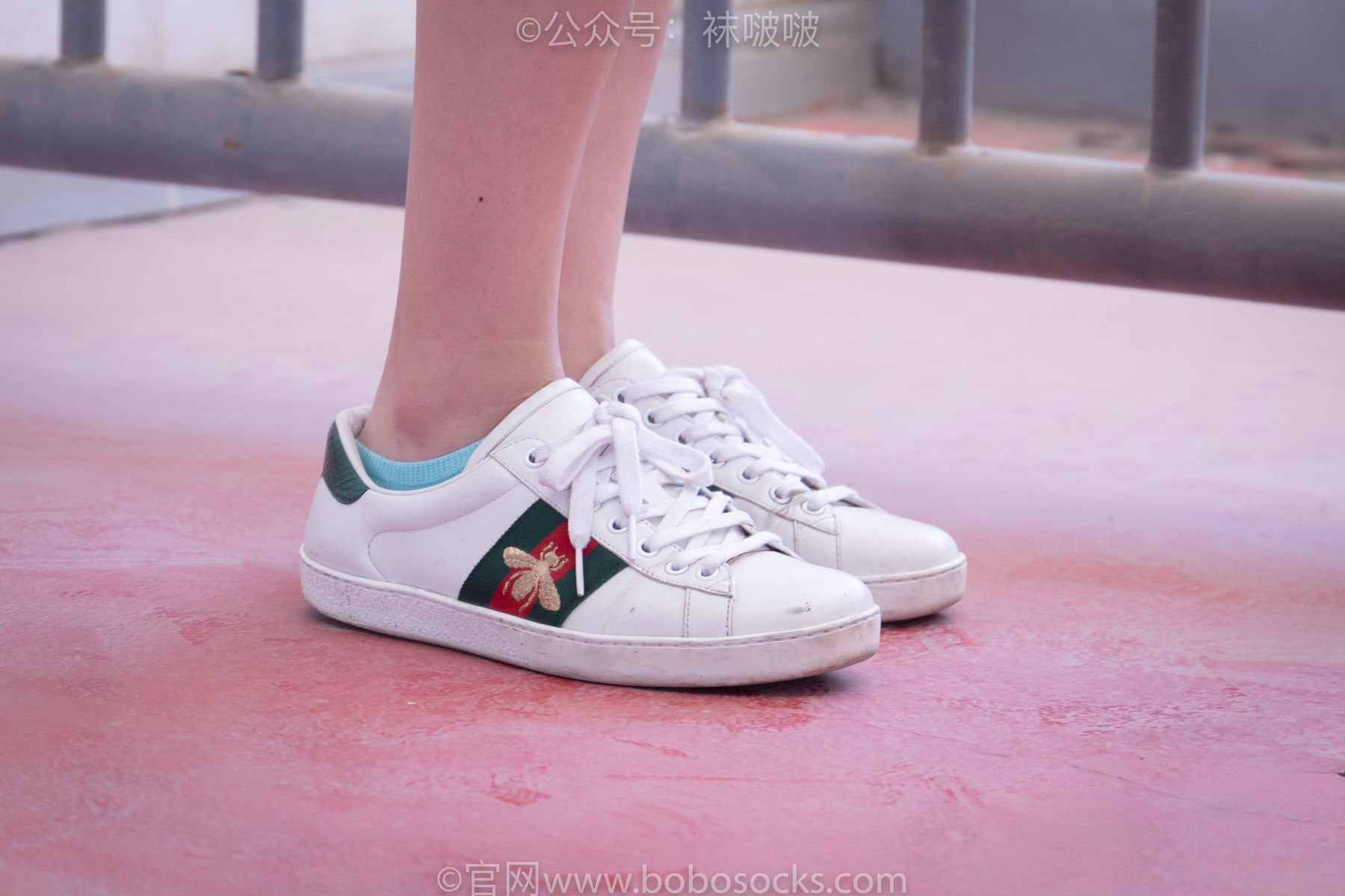 图片[6]-BoBoSocks袜啵啵 积分限定作品006 泡芙-板鞋、天蓝色短棉袜、裸足[138P]-六色网