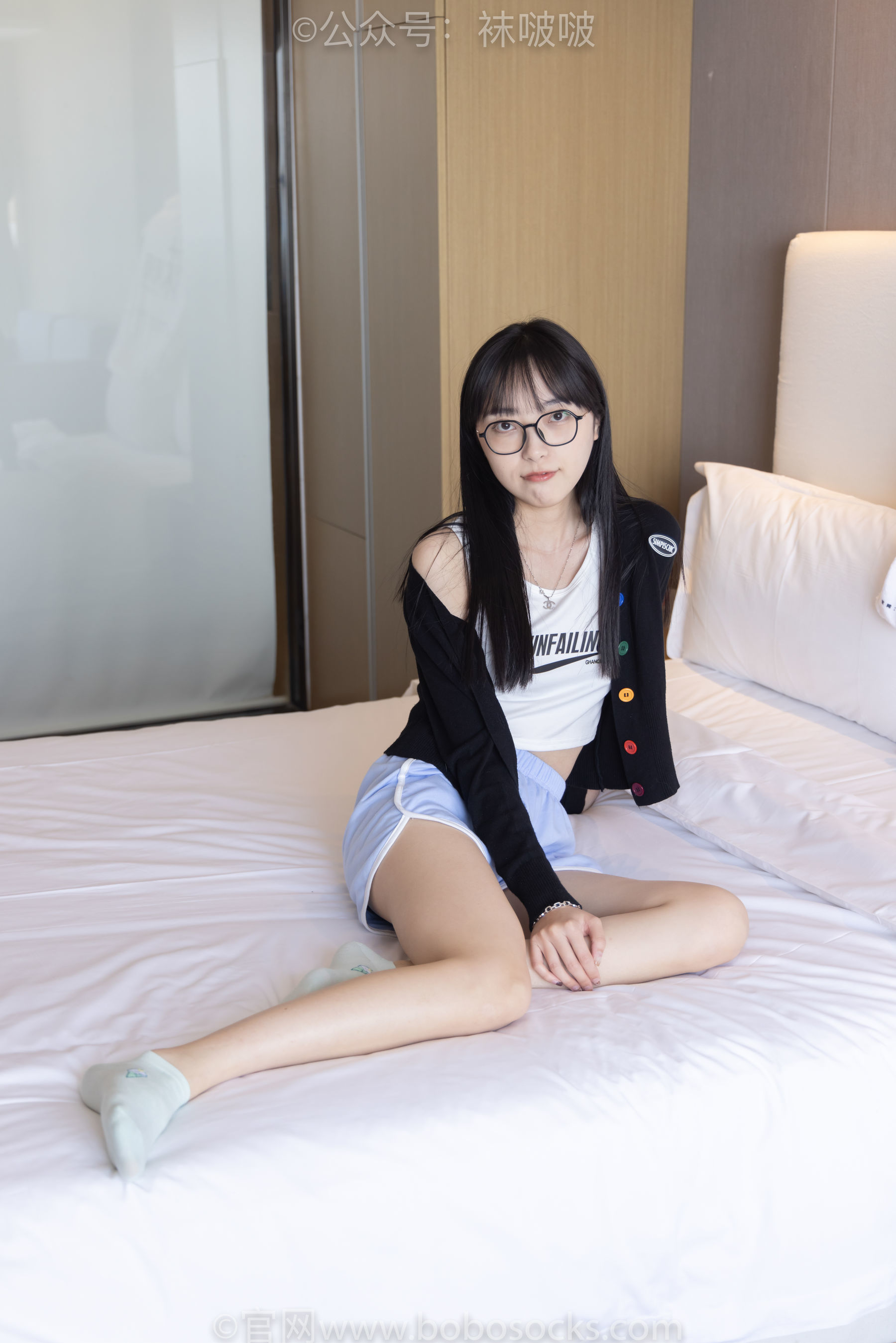 图片[25]-BoBoSocks袜啵啵 No.081 稚予- AJ、浅黄色短棉袜、浅蓝色短棉袜、裸足[145P]-六色网