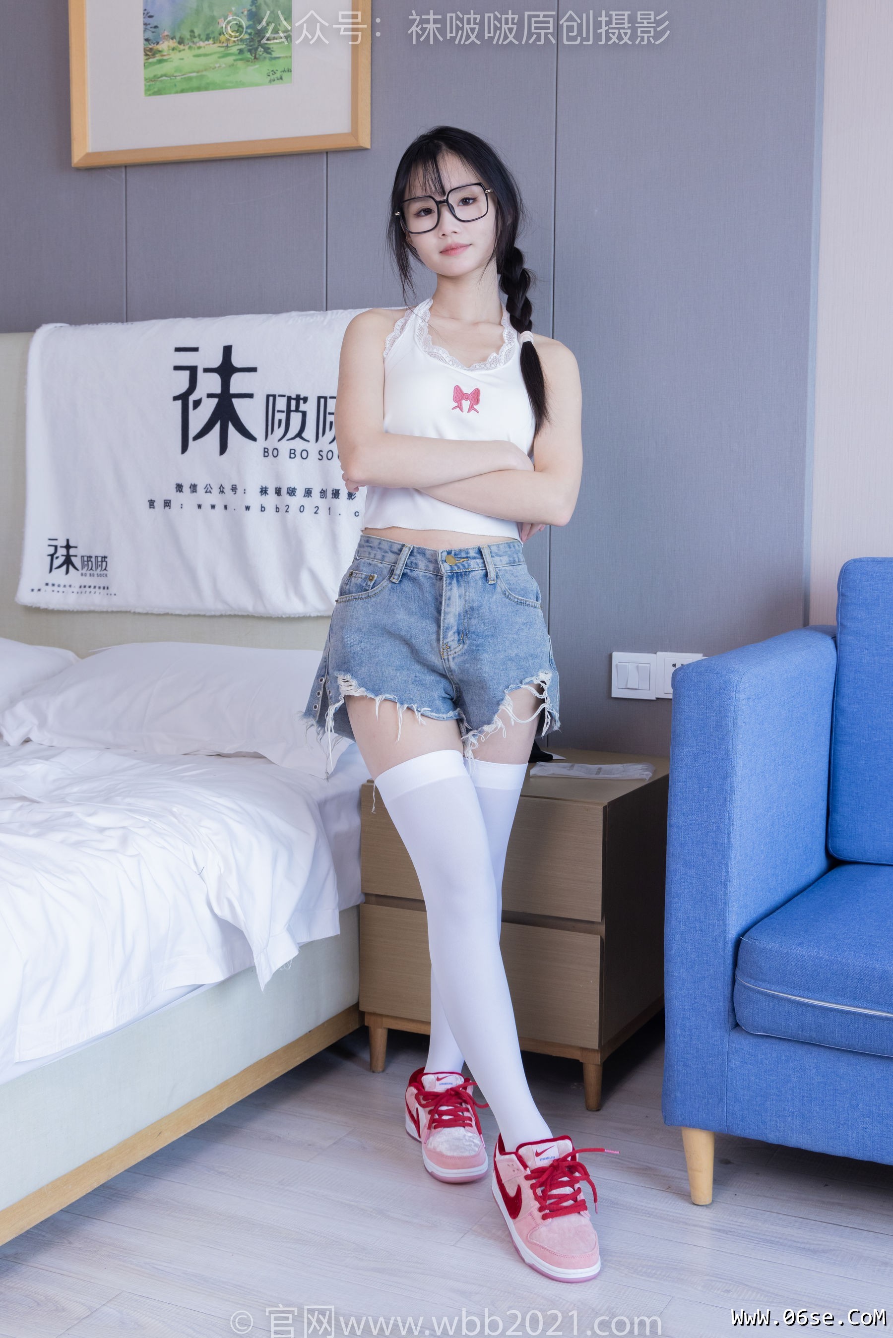 图片[144]-BoBoSocks袜啵啵 No.390 甜甜圈 -板鞋、厚黑丝大腿袜、厚白丝大腿袜[148P]-六色网