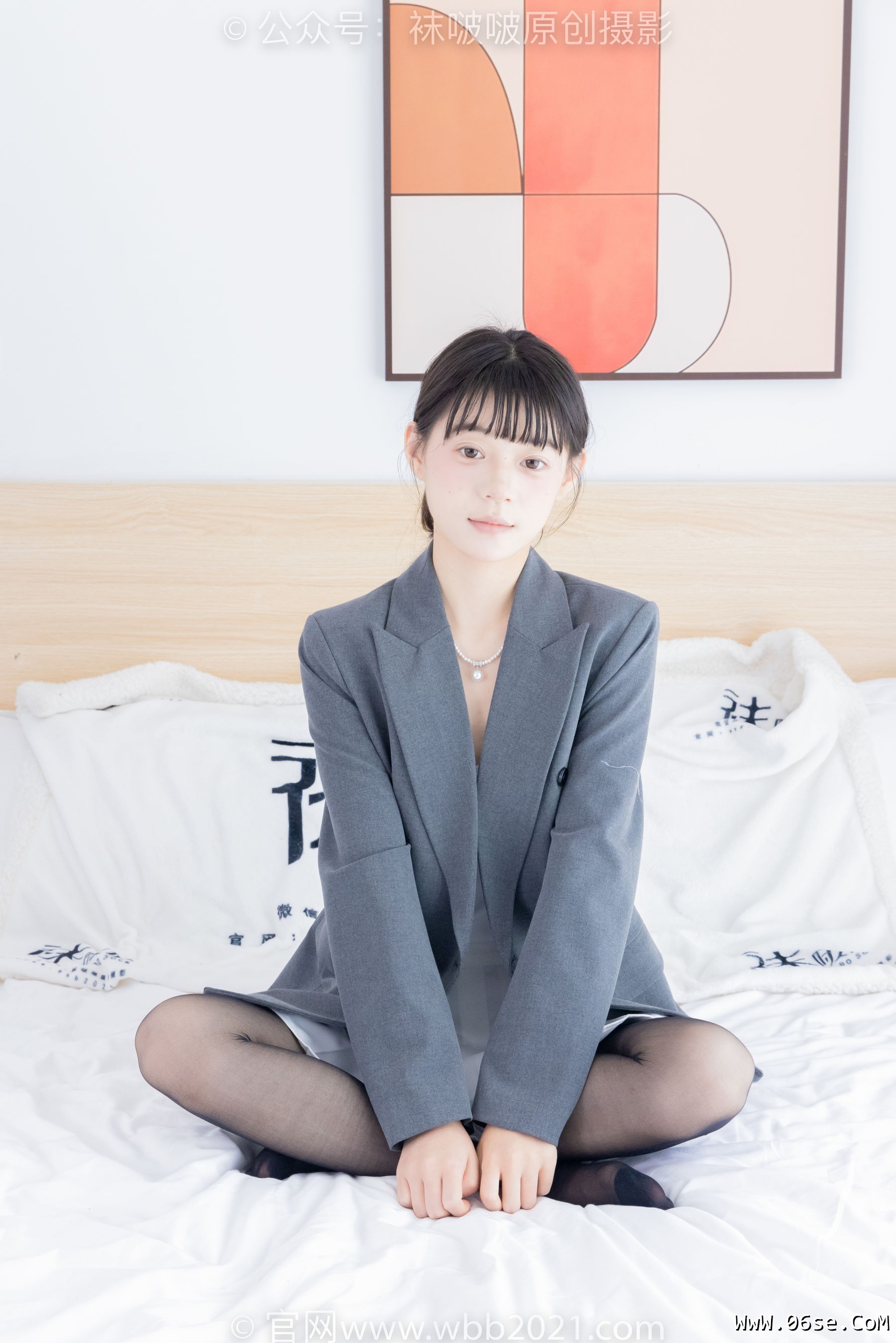 图片[19]-BoBoSocks袜啵啵 No.404 糯米 -板鞋、黑丝、ol风[145P]-六色网