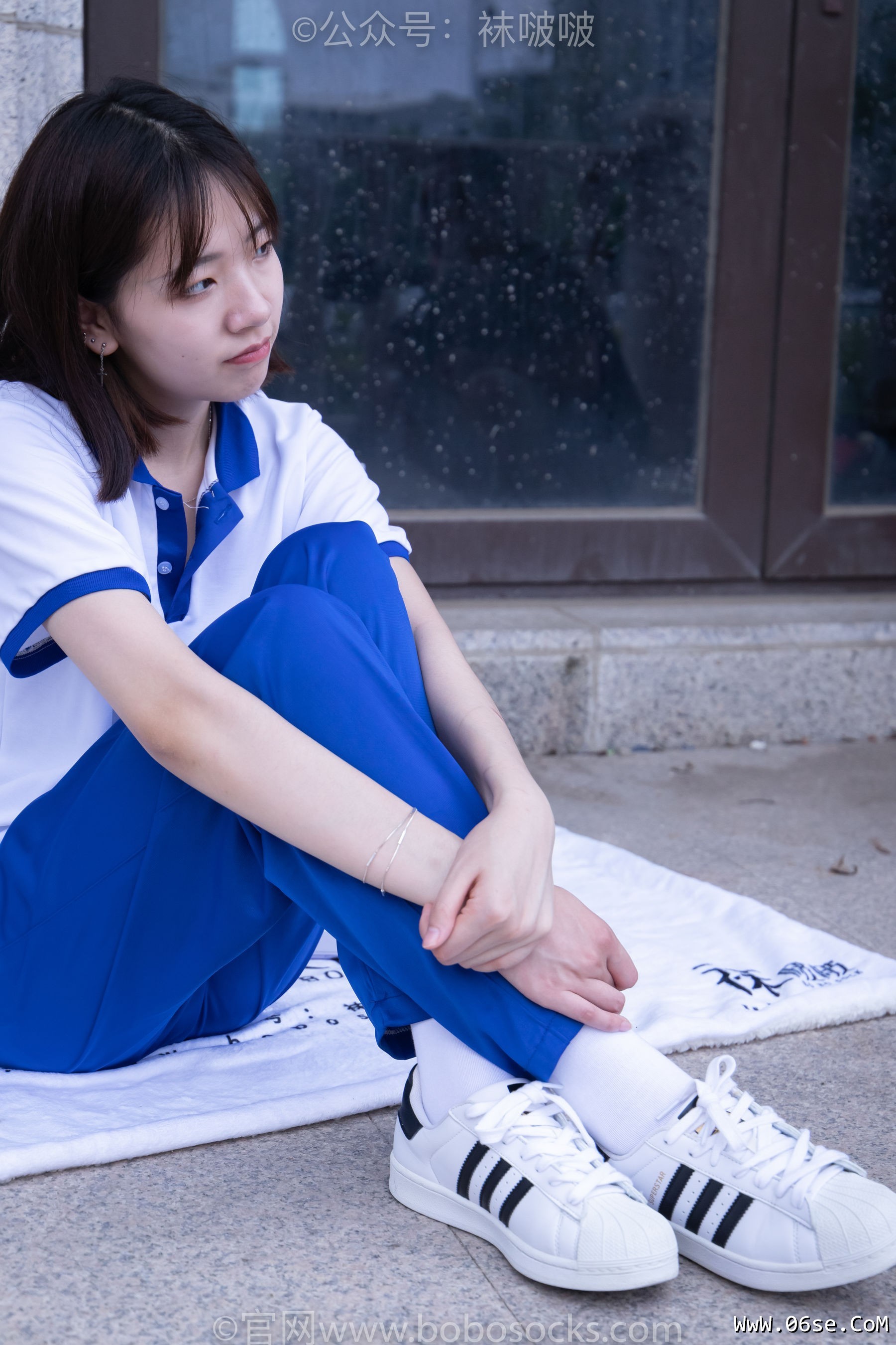 图片[31]-BoBoSocks袜啵啵 No.022 小甜豆-校服、贝壳头、白棉袜、肉丝[140P]-六色网