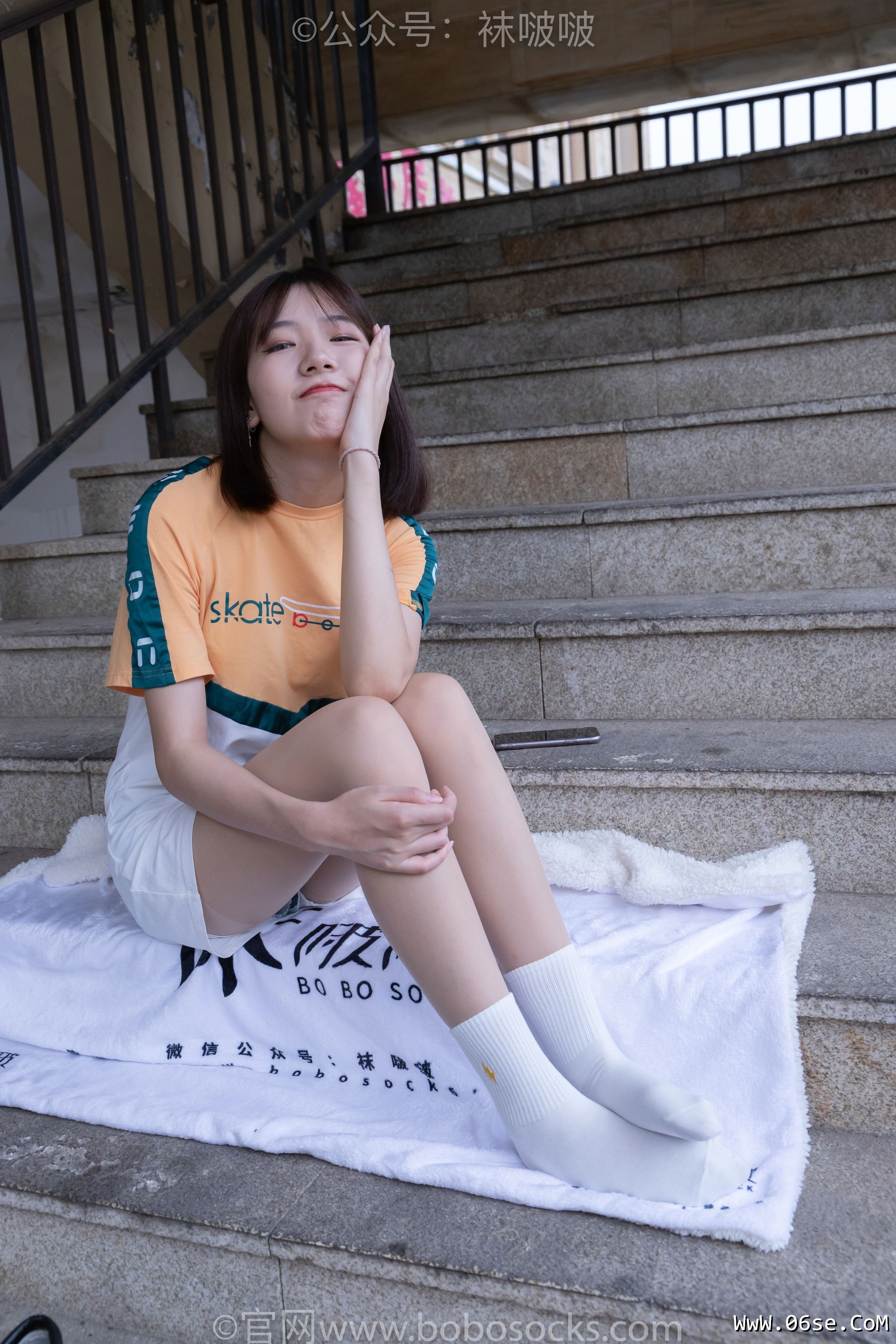 图片[127]-BoBoSocks袜啵啵 No.069 小甜豆-vans板鞋、白棉袜、肉丝[135P]-六色网