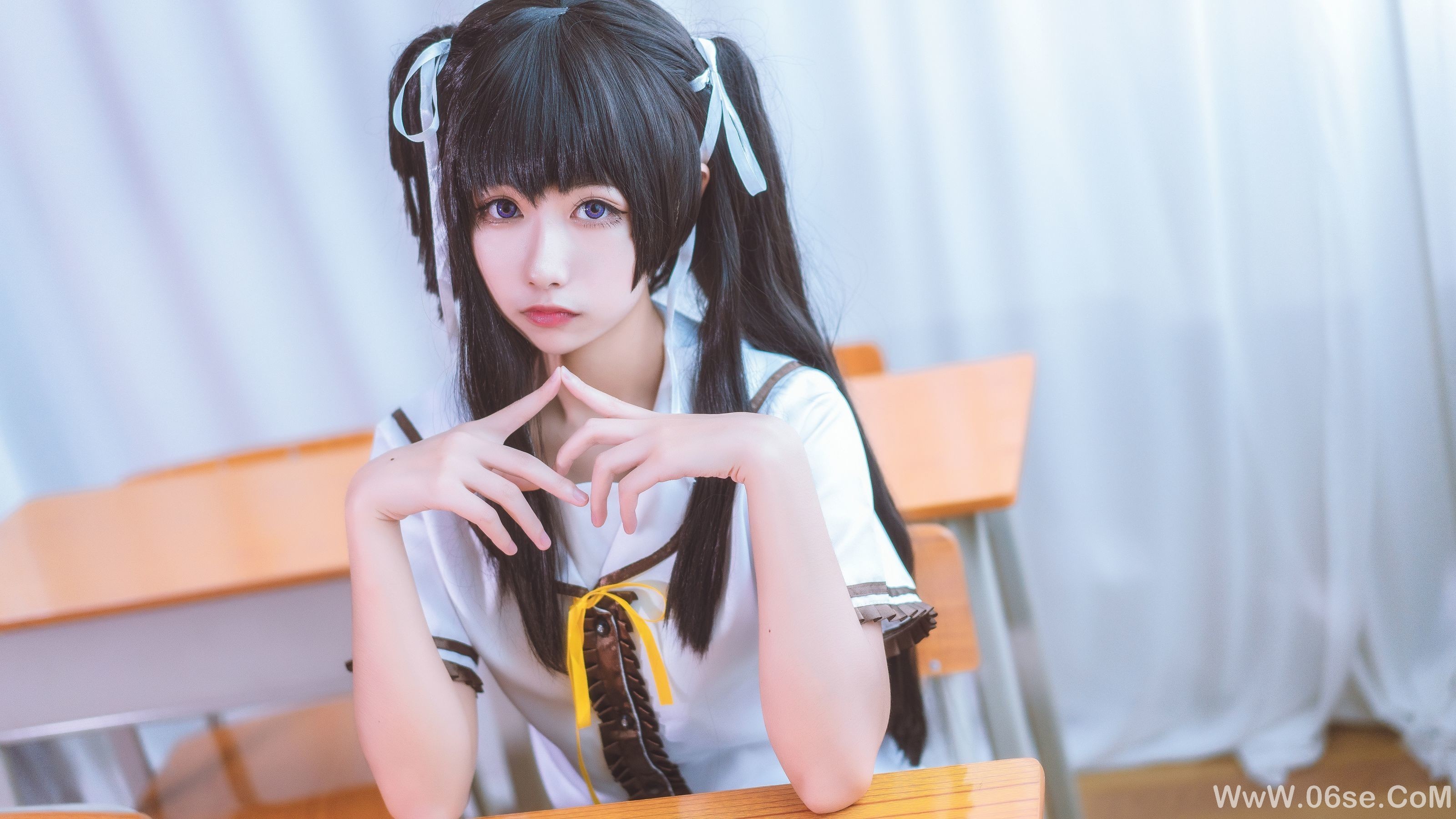 图片[18]-微博妹子Momoko葵葵 铃白[21P]-六色网