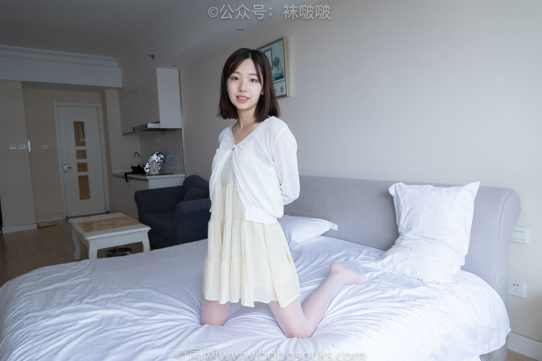 图片[100]-BoBoSocks袜啵啵 No.005 小甜豆-帆布鞋、薄白丝[133P]-六色网