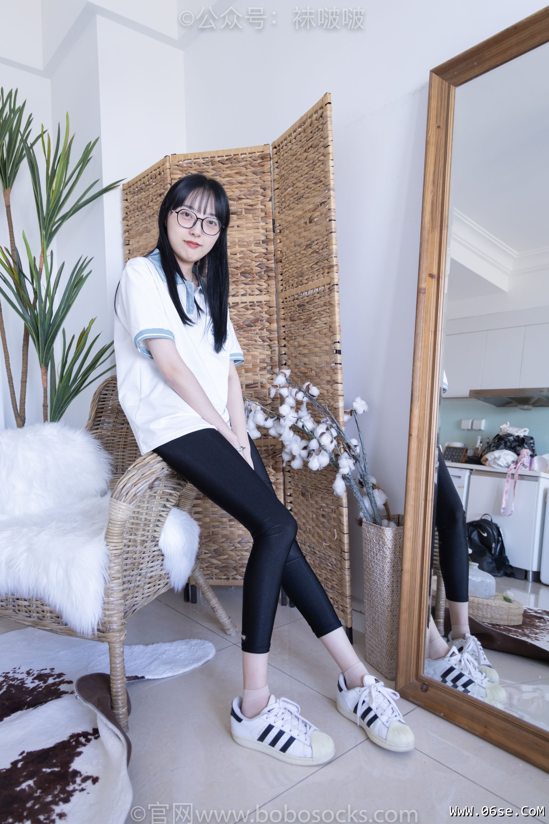 图片[29]-BoBoSocks袜啵啵 No.044 稚予-贝壳头、匡威帆布鞋、短肉丝[154P]-六色网