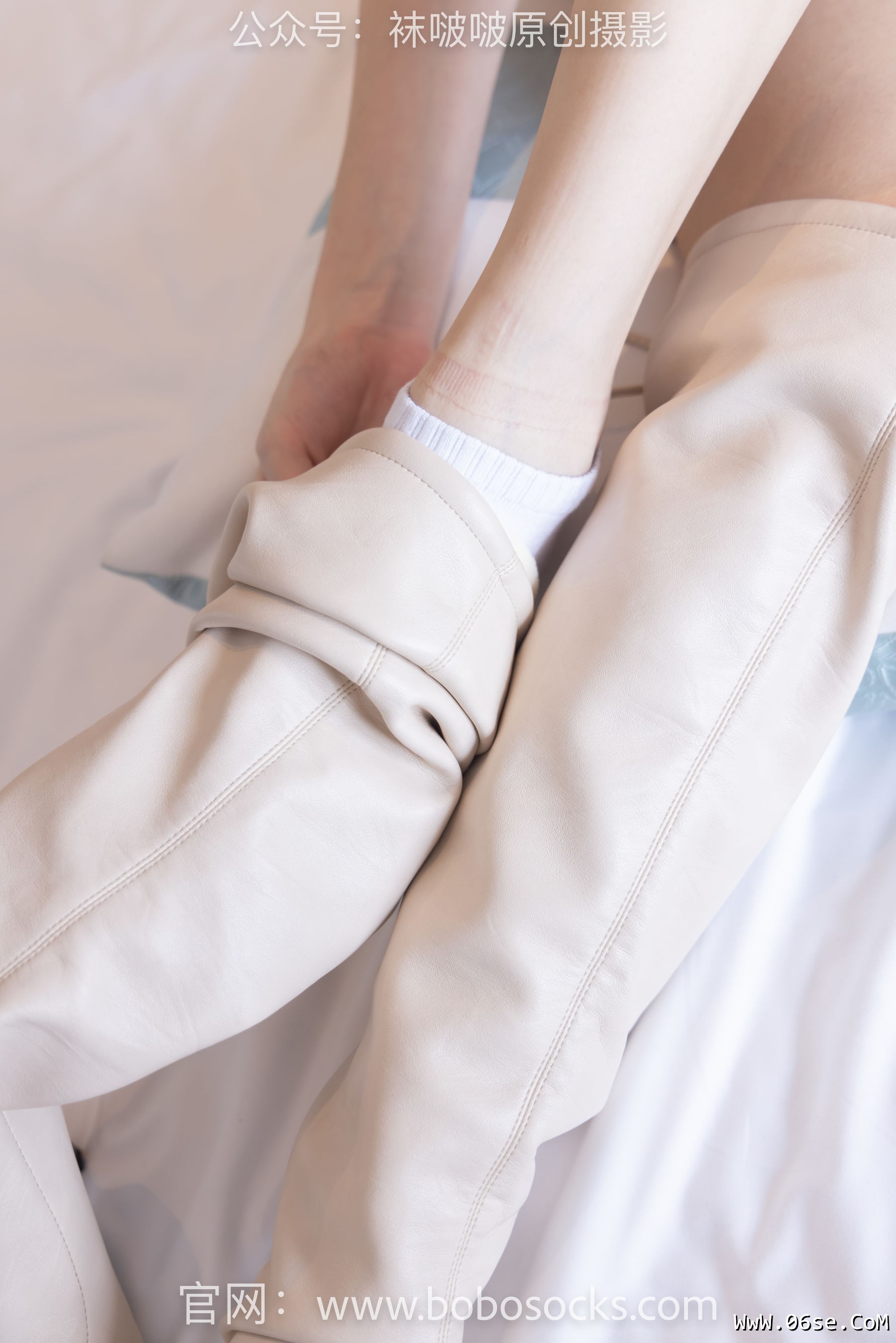 图片[175]-BoBoSocks袜啵啵 No.136 小甜豆-高跟长靴、白棉袜、裸足[200P]-六色网