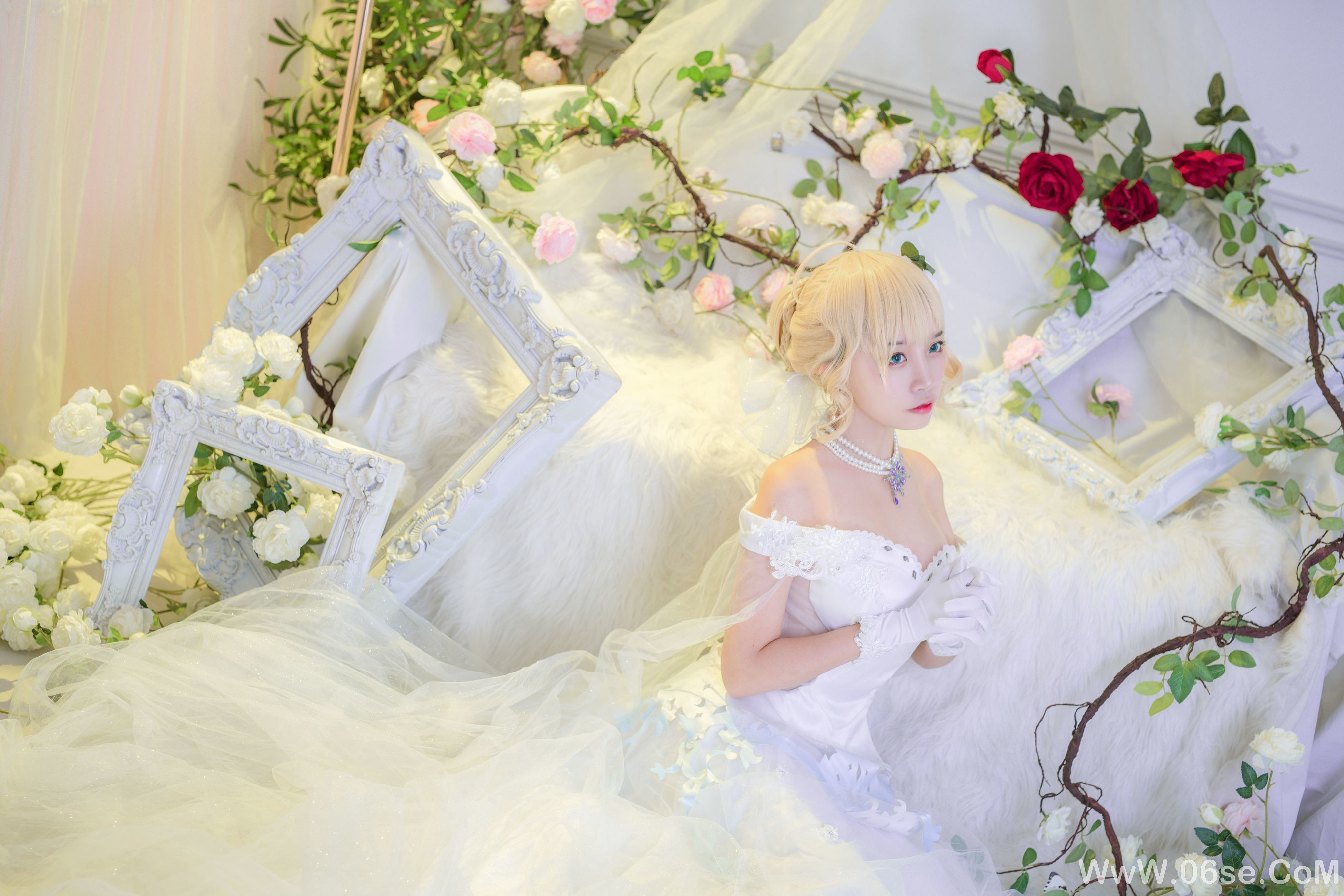 图片[3]-人气Coser二佐Nisa 花嫁[30P]-六色网