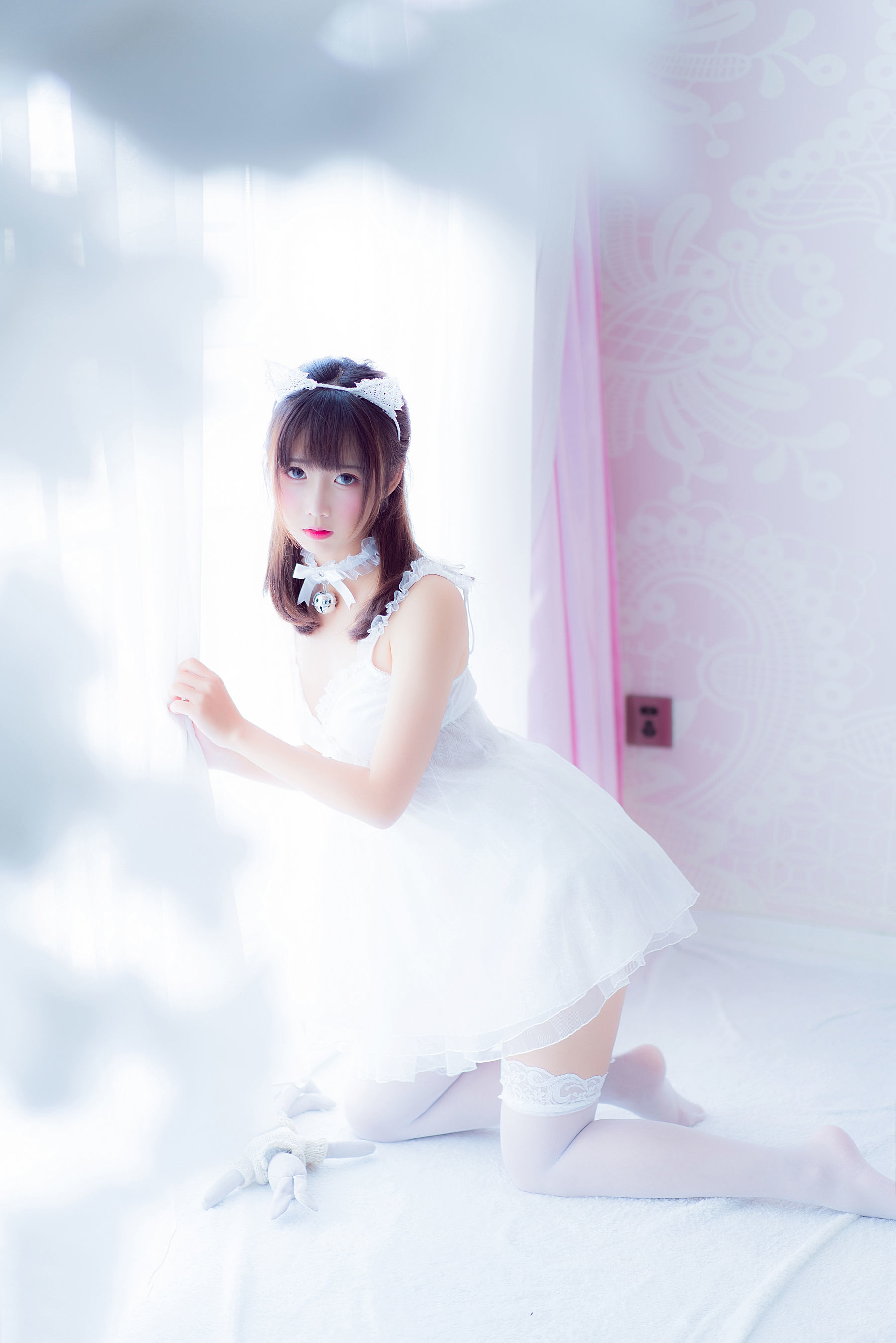 图片[3]-喵糖映画 VOL.415 白裙少女 [30P]-六色网