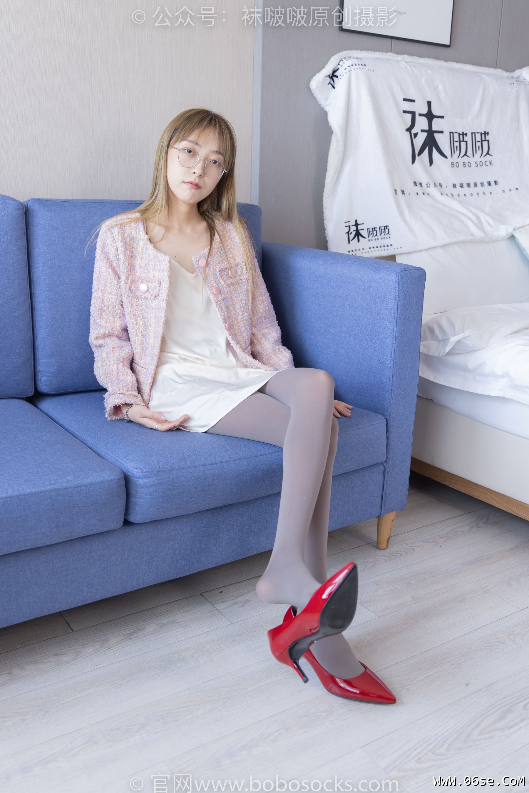 图片[66]-BoBoSocks袜啵啵 No.225 稚予-两双高跟鞋、厚灰丝[150P]-六色网