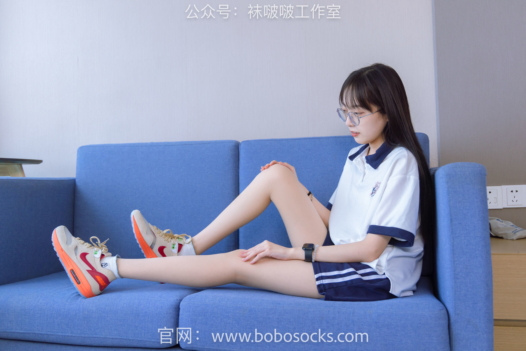 图片[46]-BoBoSocks袜啵啵 No.118 稚予-运动鞋、白棉袜、肉丝、踩小熊玩偶[140P]-六色网
