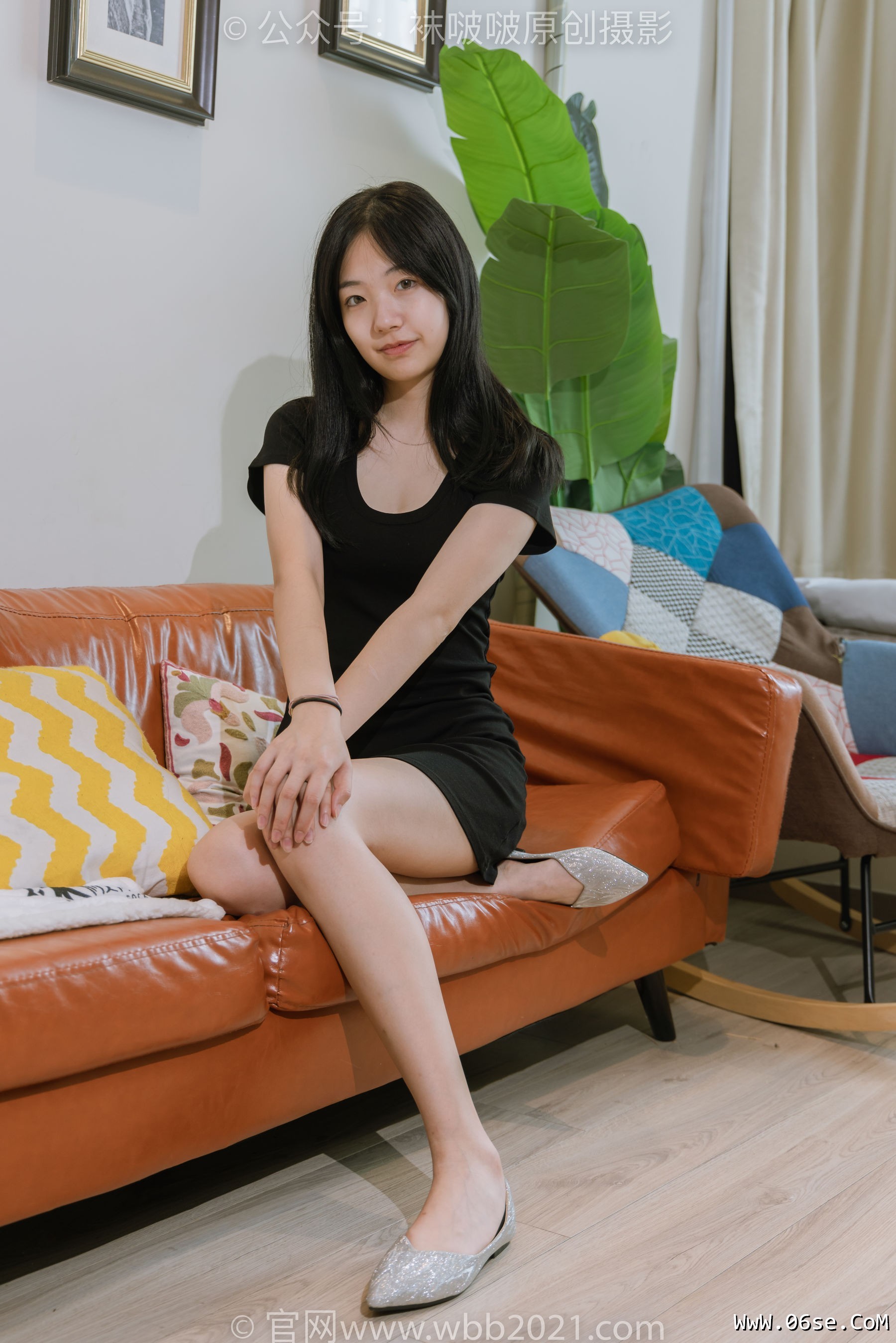 图片[2]-BoBoSocks袜啵啵 No.363 小甜豆 -两双平底鞋、黑色船袜、裸足[140P]-六色网
