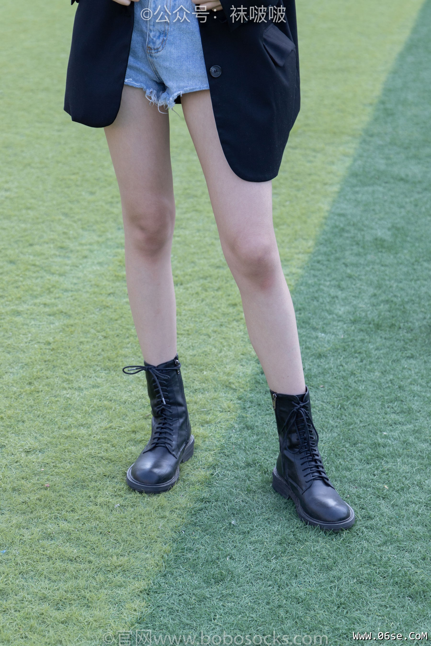 图片[14]-BoBoSocks袜啵啵 No.010 小甜豆-马丁靴、白色短棉袜、裸足[117P]-六色网