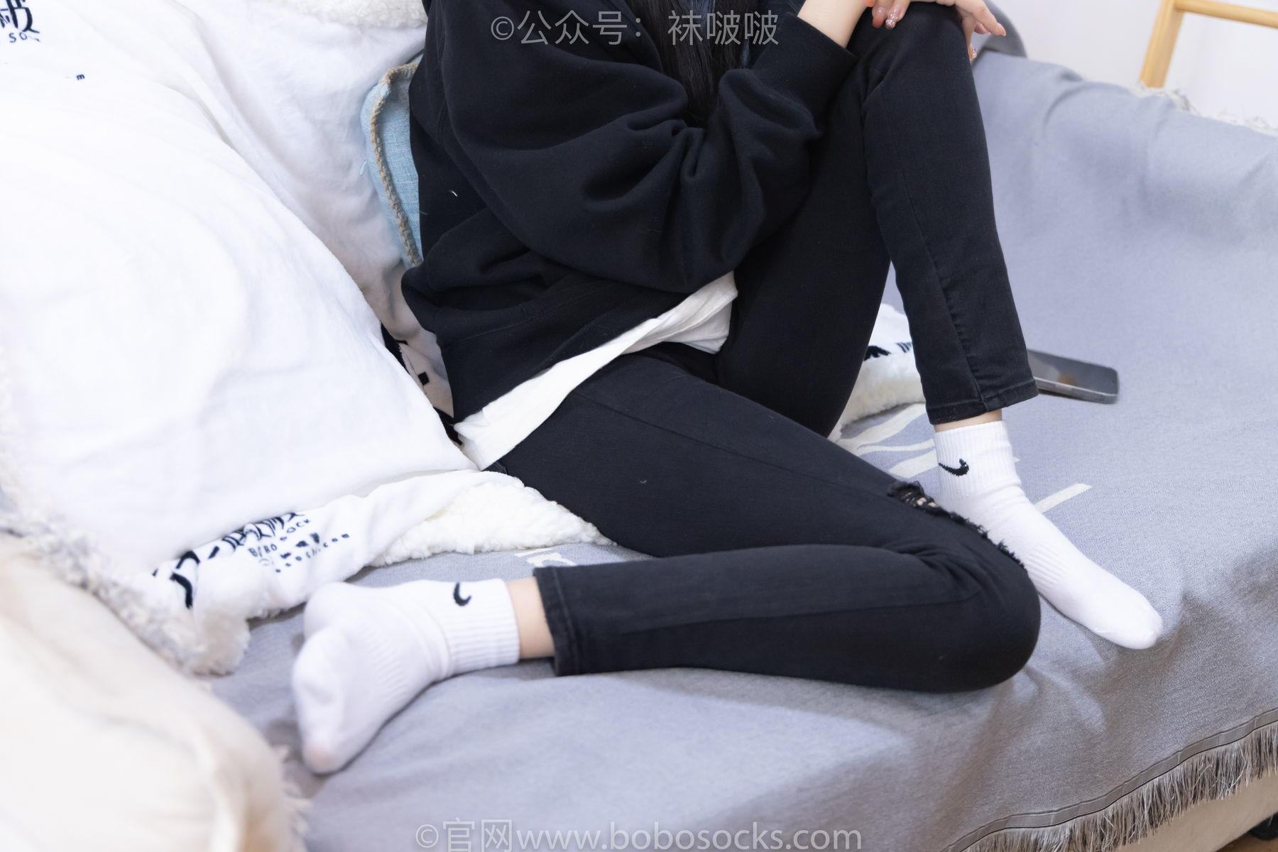 图片[78]-BoBoSocks袜啵啵 No.061 稚予-短靴、白棉袜、裸足[145P]-六色网