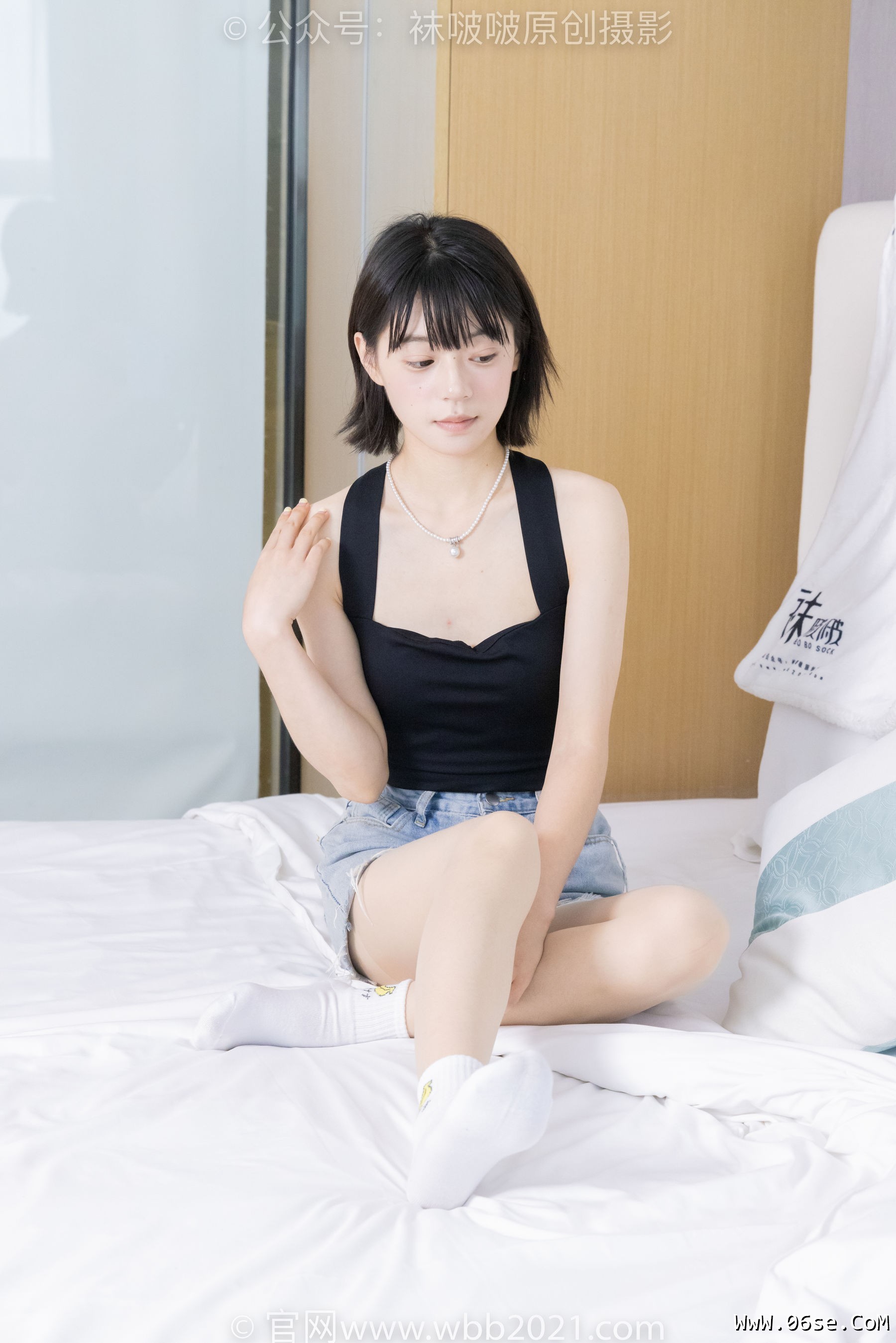 图片[138]-BoBoSocks袜啵啵 No.422 糯米 -长靴、白棉袜、肉丝[140P]-六色网