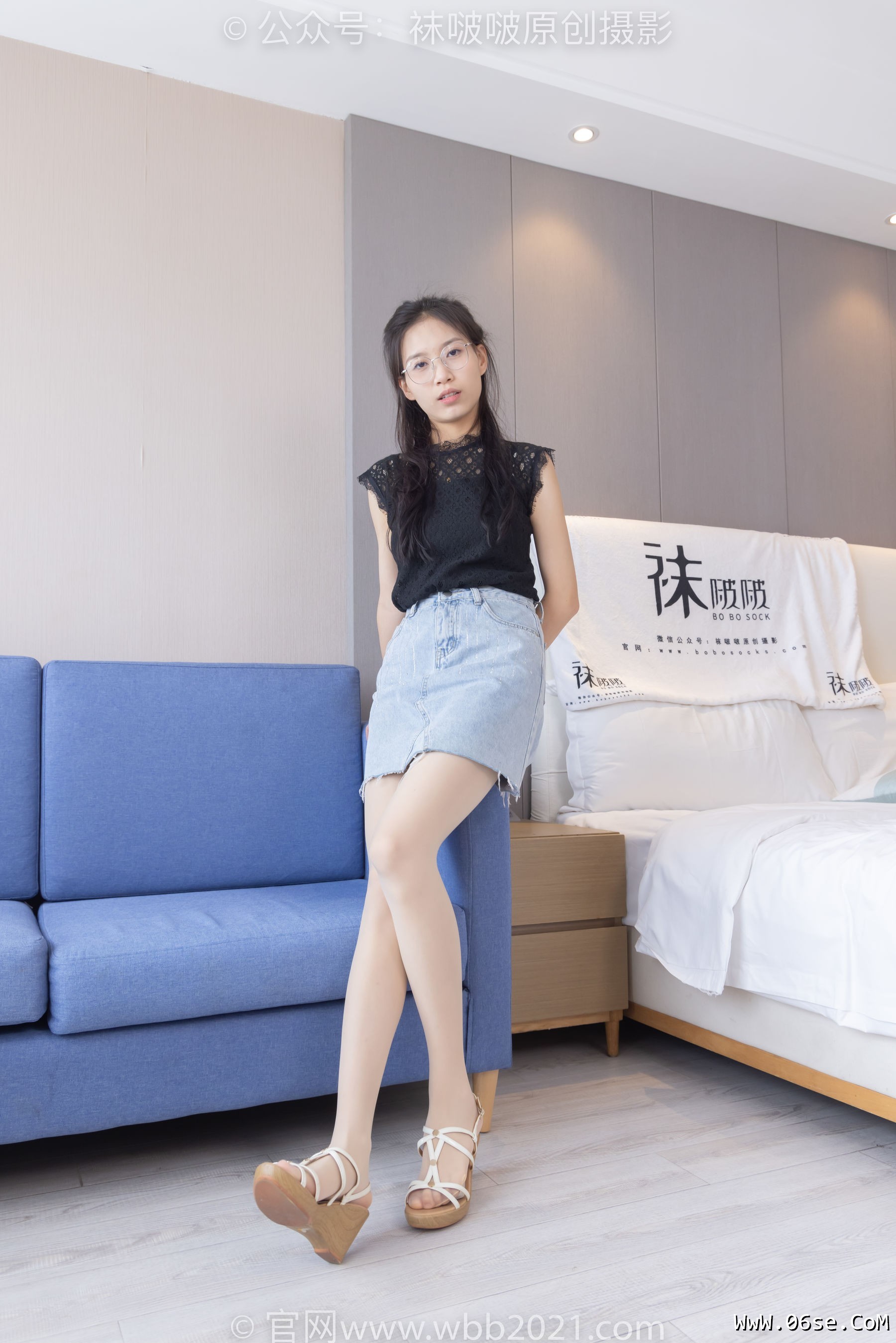图片[2]-BoBoSocks袜啵啵 No.380 芝士 -高跟凉鞋、平底鞋、肉丝、肉丝[150P]-六色网